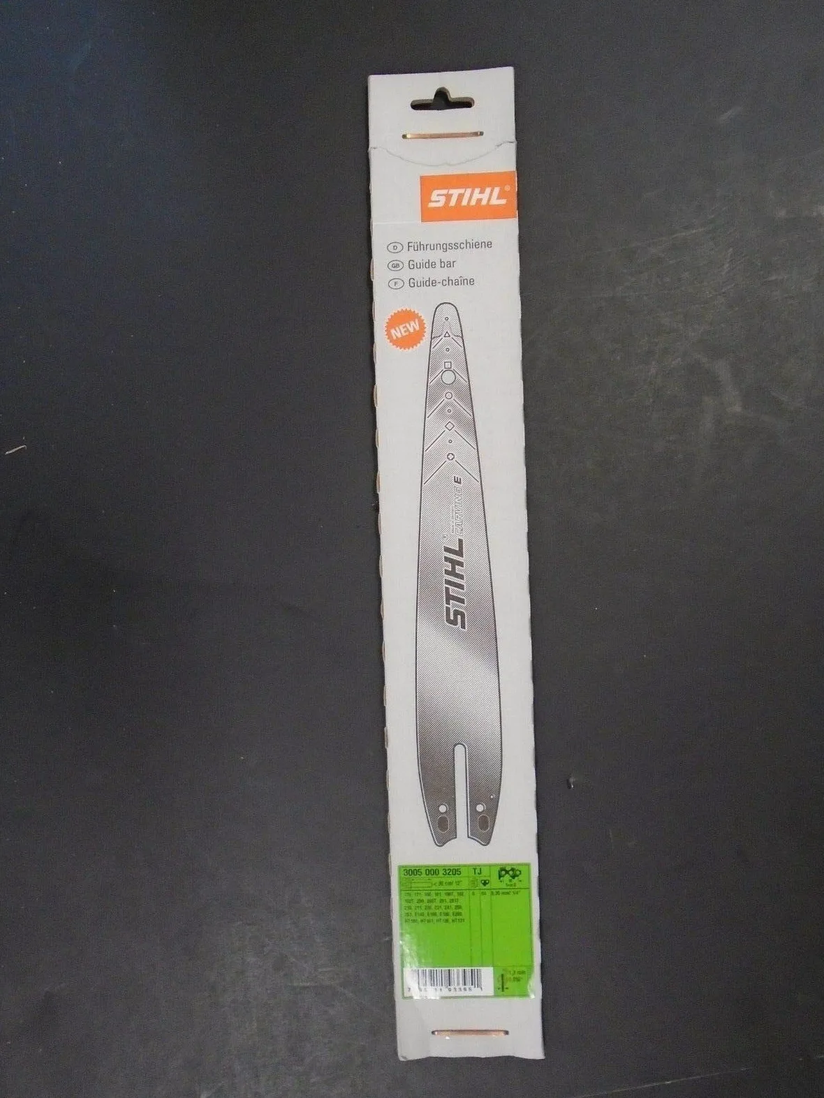 STIHL 30050003205 Carving E Rail de guidage pour plusieurs modèles 30 cm 1/4", Gris