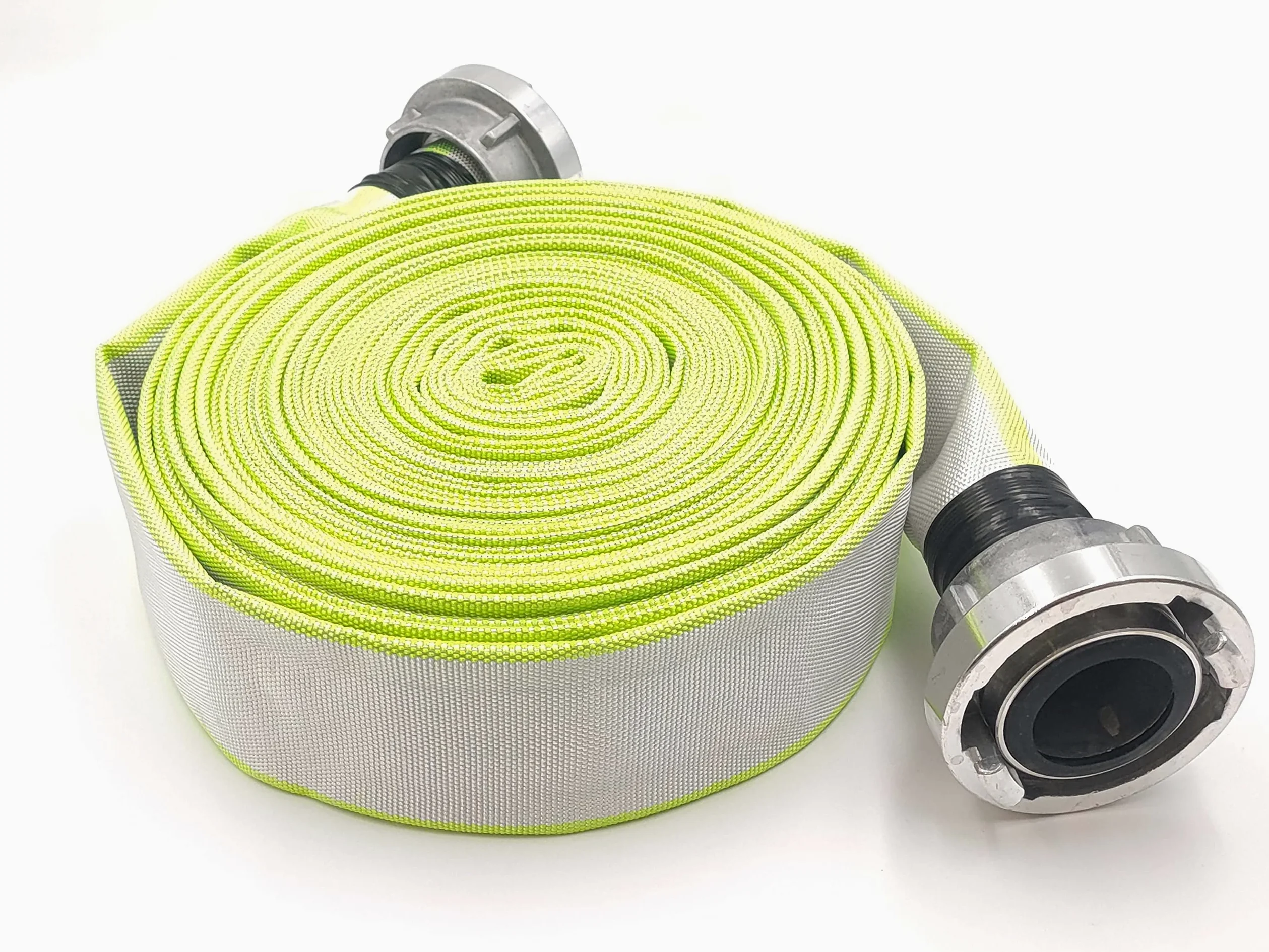 52 mm Ø - 2 pouce | C-52-20 mètres tuyau industriel, de pompiers, de construction, plat-, Tuyau avec raccord Storz