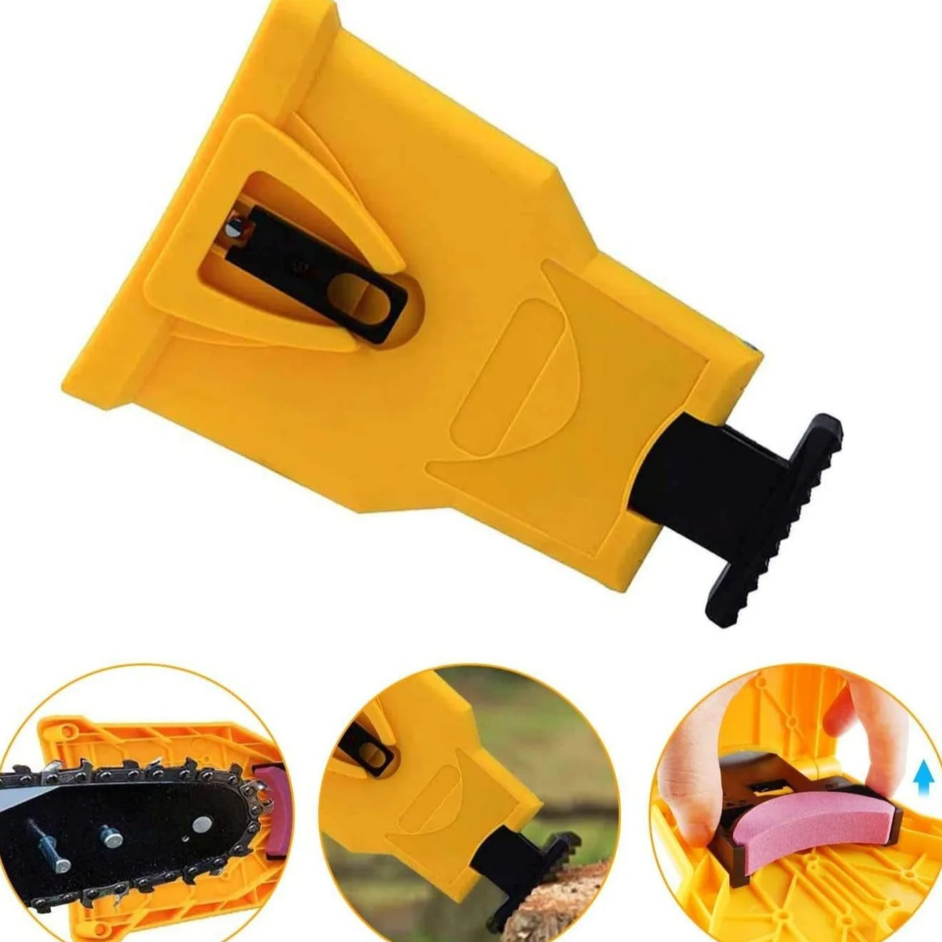 Affût’PRO – Universe Affûteur De Tronçonneuse Portable,Chaine Tronçonneuse Professionnel Avec 1 Pièce À Aiguiser, Outil De Précision Pour Bûcherons