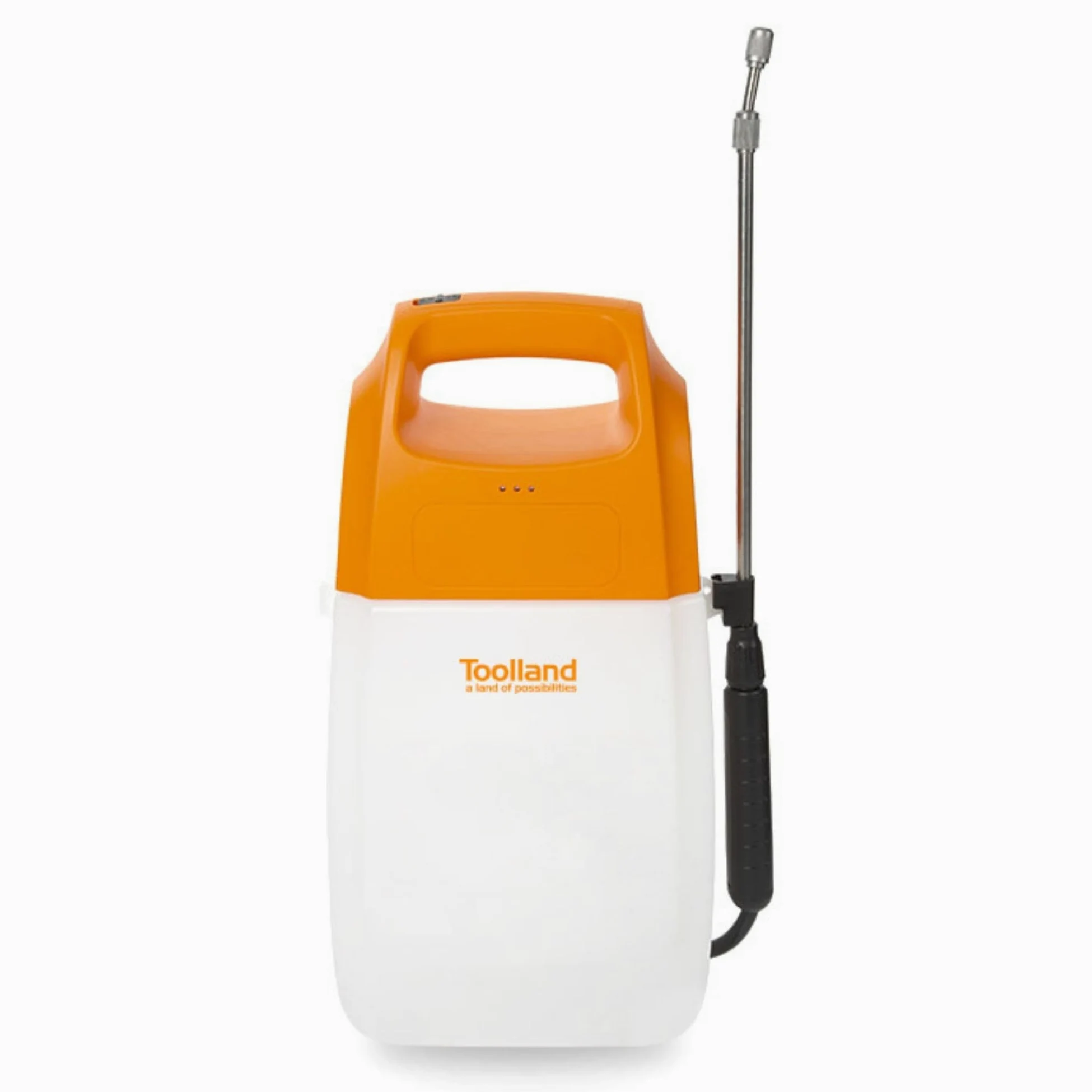 Toolland Pulvérisateur à Batterie Rechargeable 6L, pulverisateur électrique avec Lance, buse réglable, Ceinture, pulvérisateur de Jardin pour arrosage, désherbage et Protection des Plantes, Blanc,