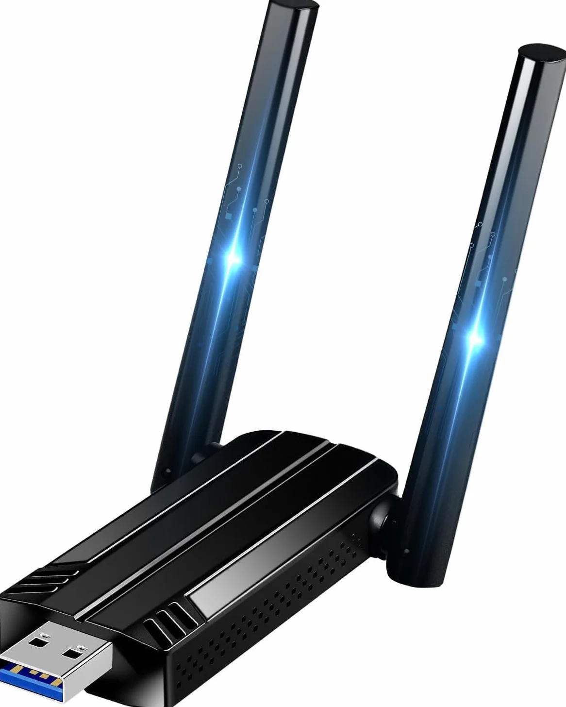 Clé WiFi AC1300 Mbps USB 3.0 Double Bande 2.4G/5.8GHz Adaptateur WiFi pour PC Windows Mac OS
