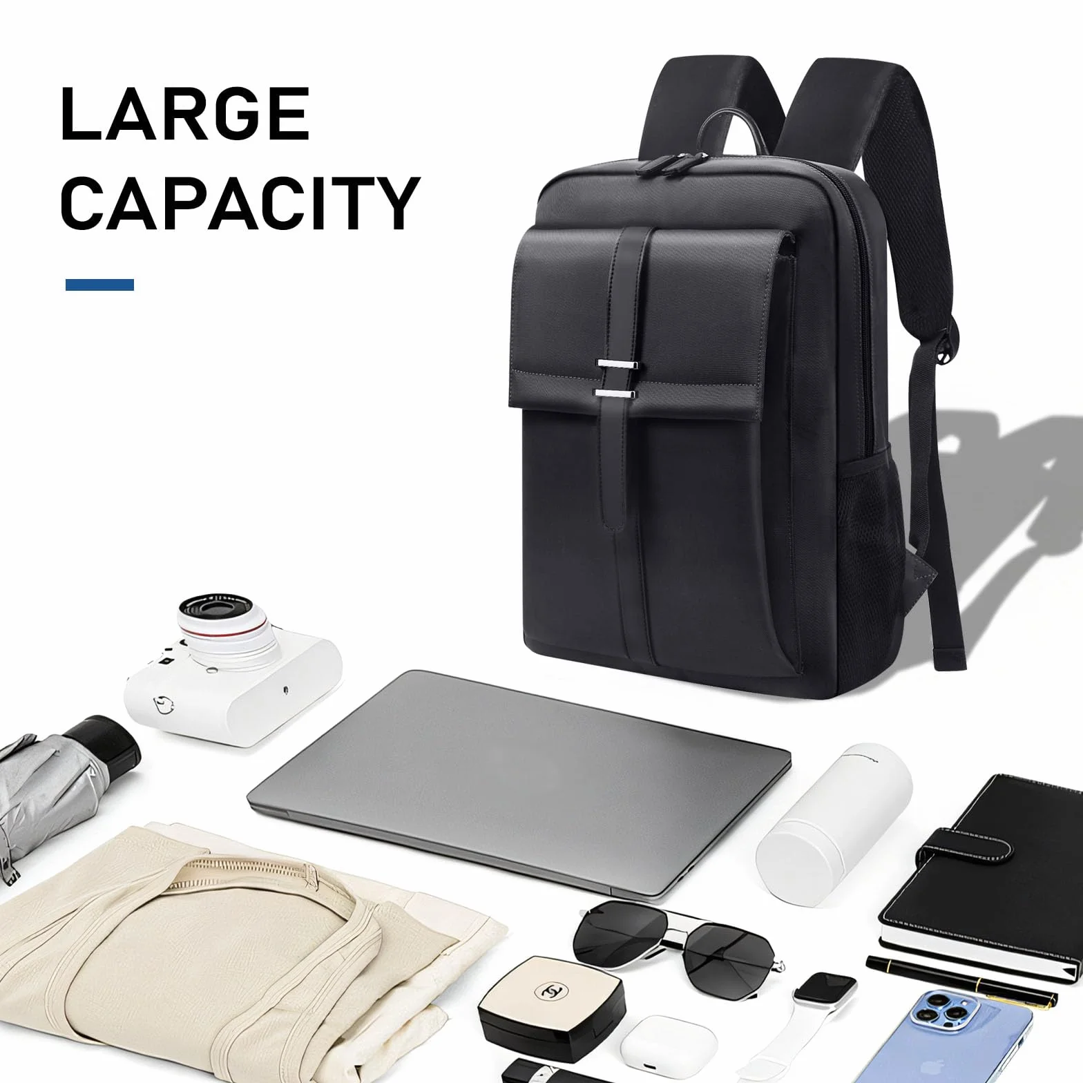 Dobaly Sac à Dos Homme Travail Ordinateur Portable Impermeable PC
