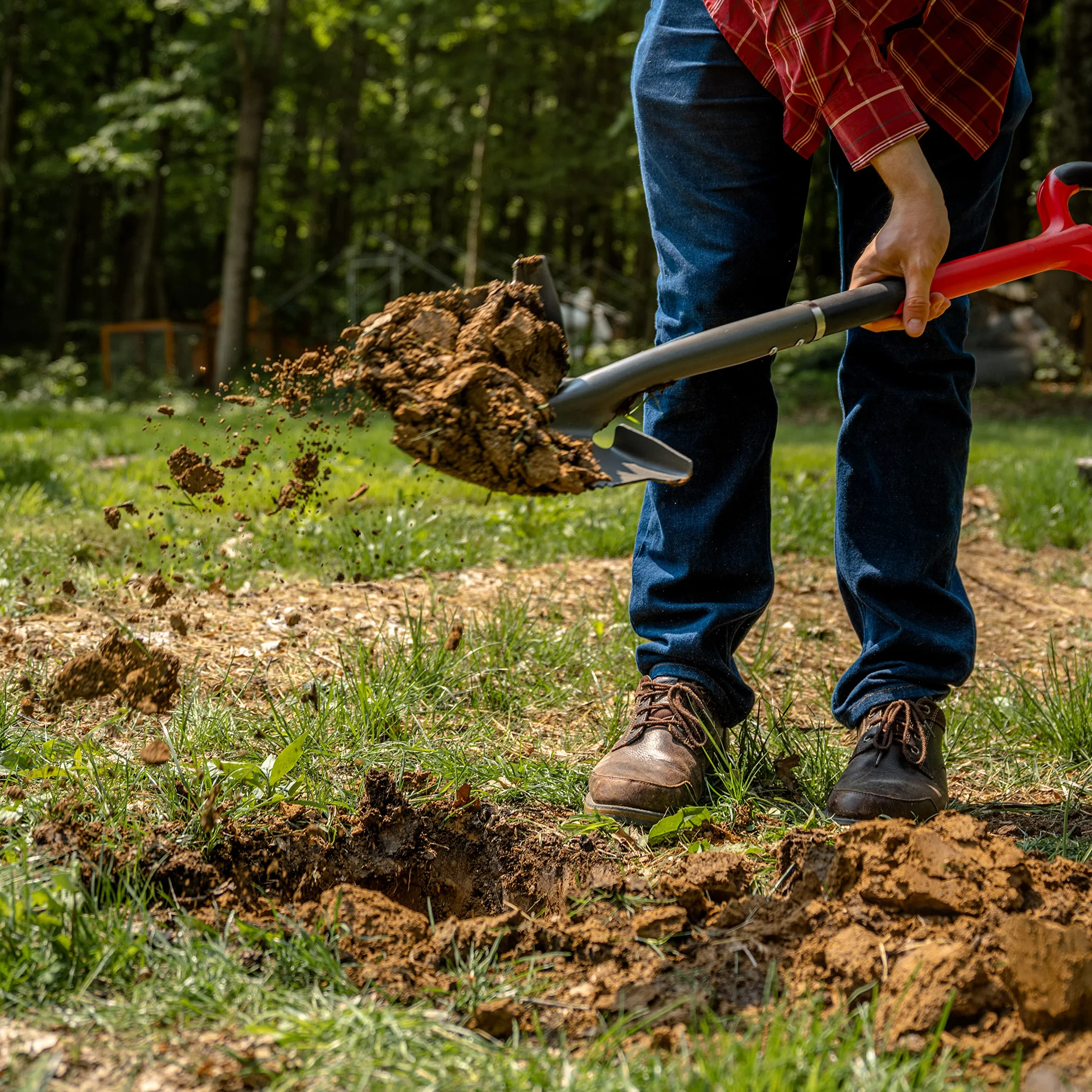 Radius Garden 22211 Root Slayer Pelle Ronde avec Coupe-Racines