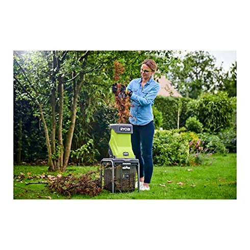 Pack RYOBI Broyeur de végétaux 2500W RSH2545B - Jeu de 2 lames pour broyeur RAC351