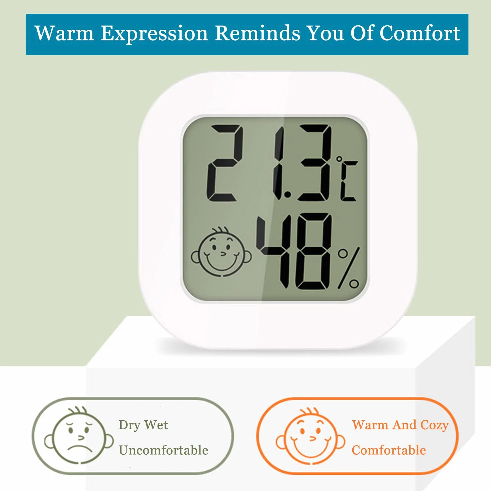 Thermomètre Hygromètre Intérieur RUIZHI 4 pièces Mini Thermomètre Digital Haute Précision Moniteur Température Humidité Portable -50℃~70℃