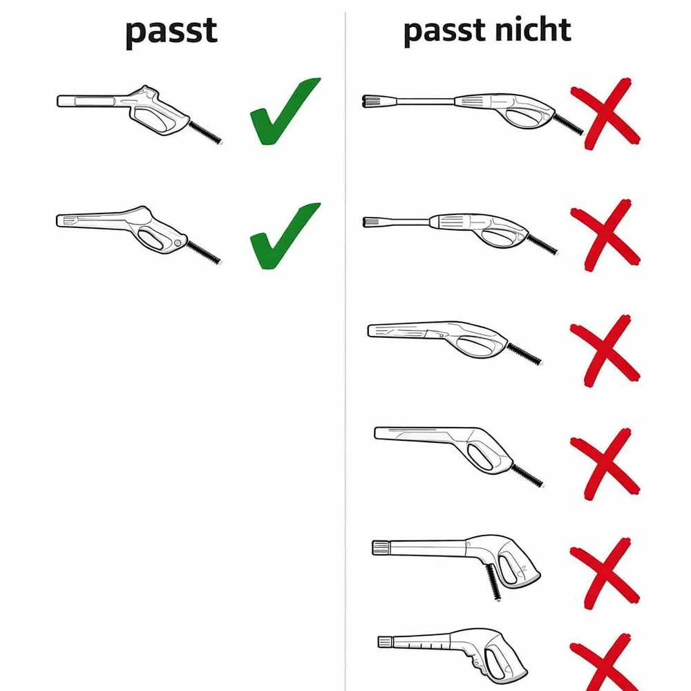 M&M Smartek tuyau HP 8 m pour Kärcher, réf. 6.389-555.0, flexible renforcé | Flexible haute pression renforcé avec protection anti-pli; contrôler raccords, pression, température et appareil avant achat.