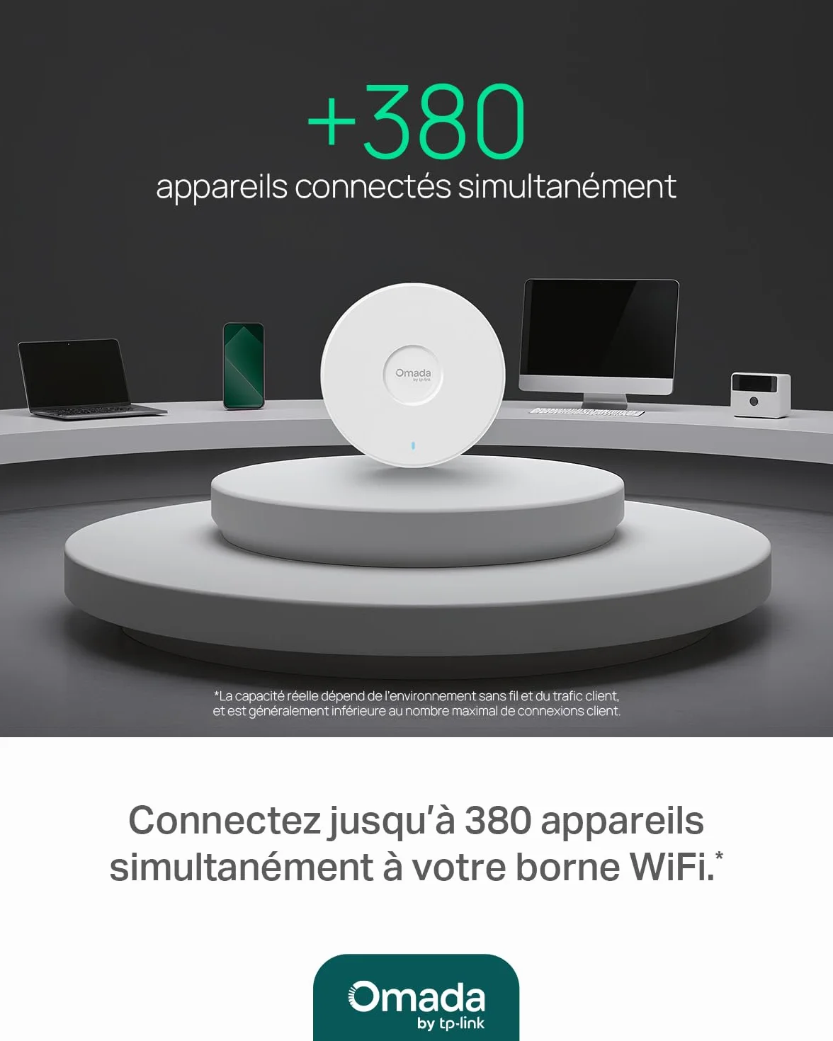 TP-Link Omada EAP772 Point d'accès WiFi 7 BE9300 Tri Bande 6 GHz 2.5 Gigabit
