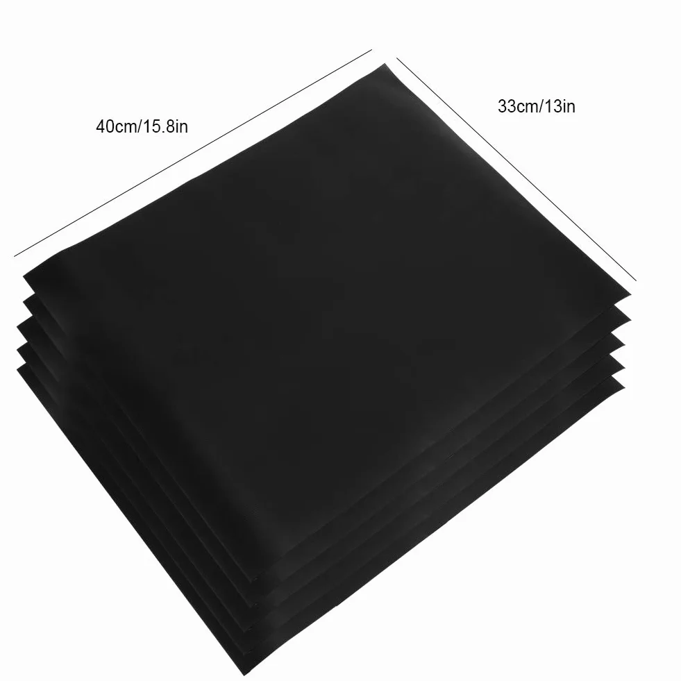 BBQ Grill Mat 5Pcs Barbecue Mat Grill Toppers