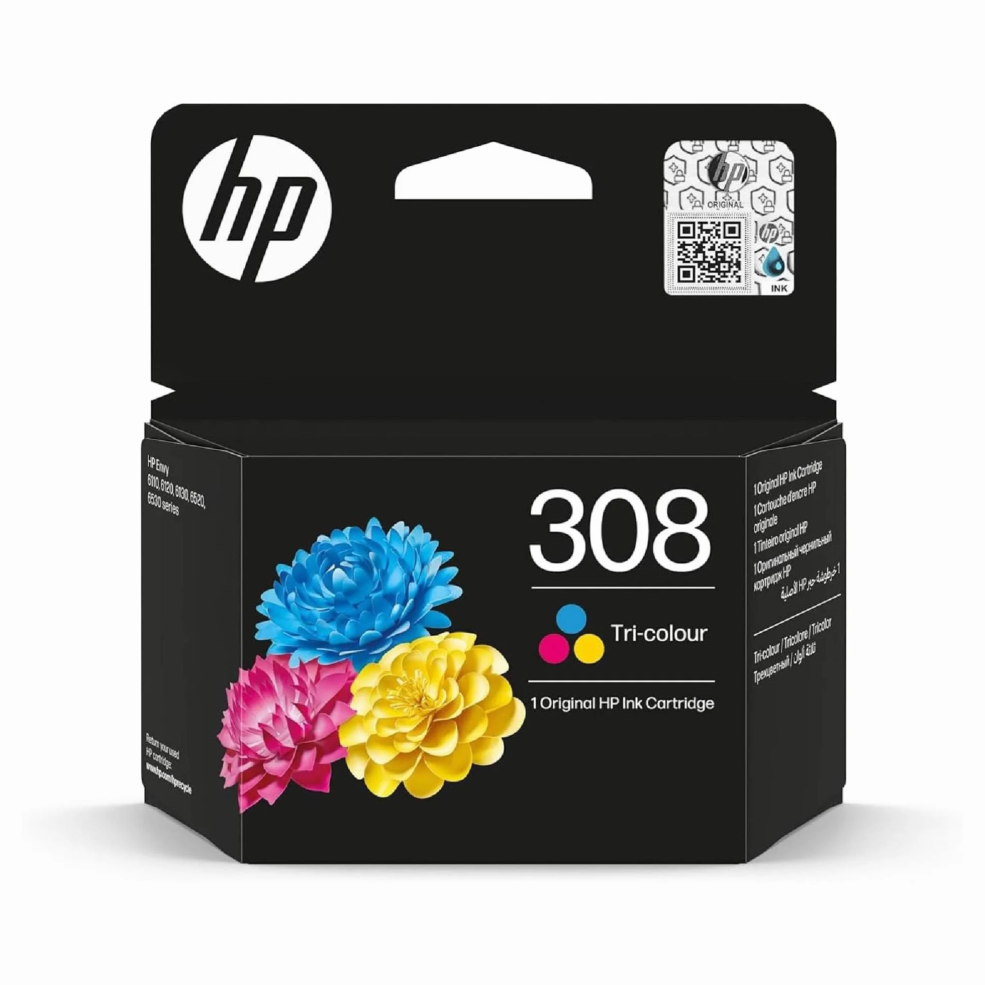 HP 308 Cartouche d’Encre Trois Couleurs