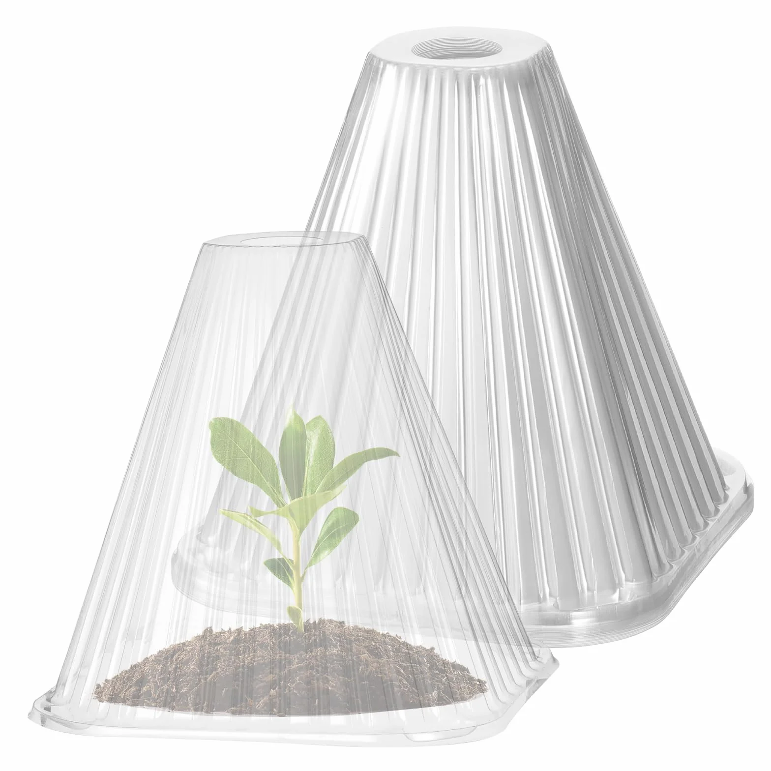 Cloches pour Plantes de Jardin 20PCS, Cloche Réutilisable Protection Plantes en Plastique