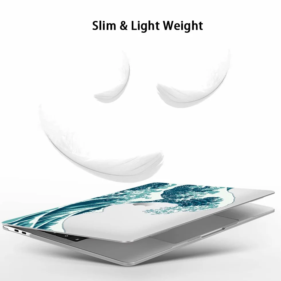 Coque Ultra-Mince Macbook Air 13.6 Pouces M4 M3 M2 Modèle A3240 A3113 A2681, Étui Rigide Plastique
