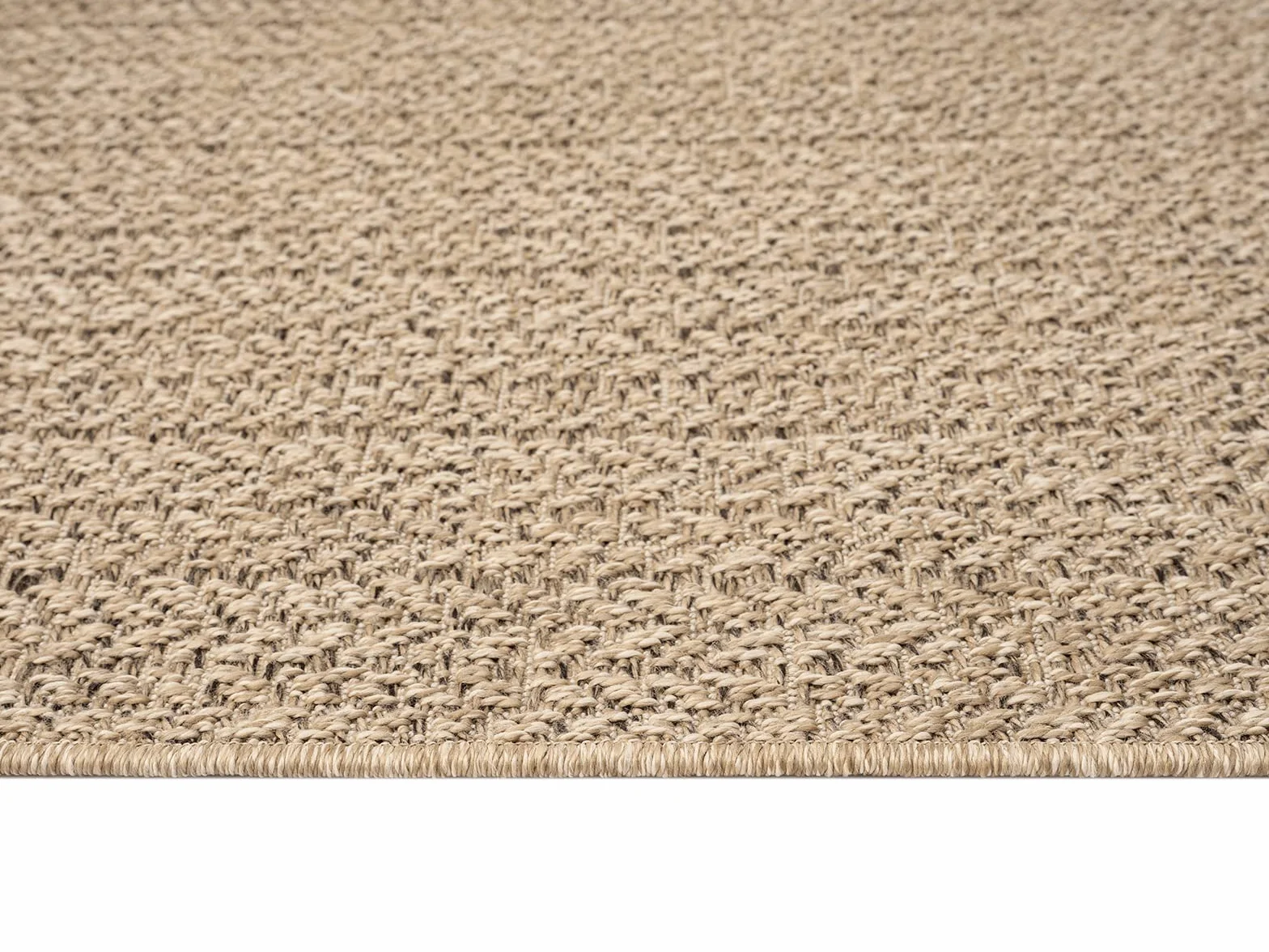 Mia´s Teppiche Soil - Tapis extérieur et intérieur résistant aux intempéries, Aspect Jute Naturel, idéal pour terrasse, Balcon et Jardin, env. 140 x 200 cm