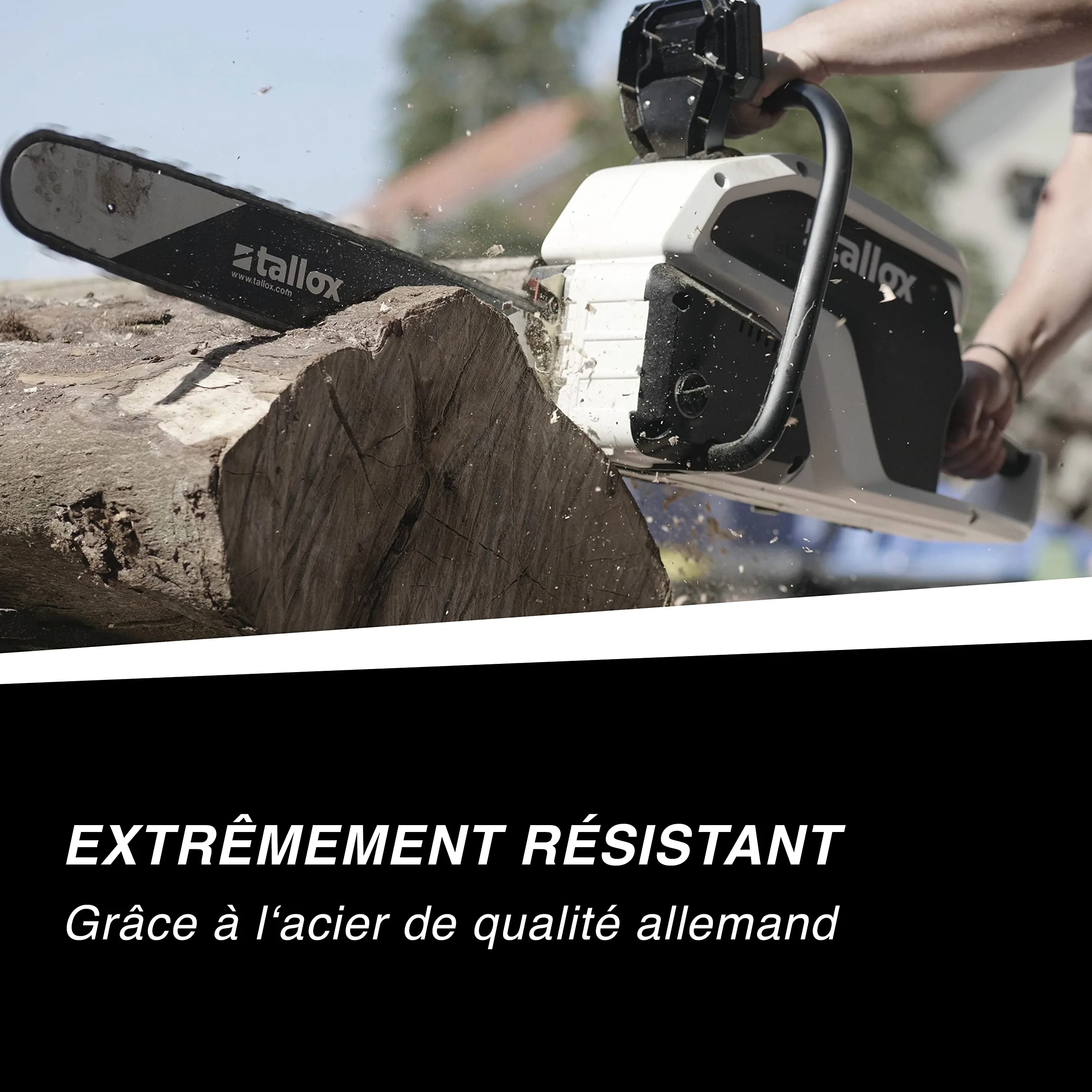 3 chaînes de scie professionnelles Tallox, pas de 3/8", jauge 1,6 mm, 66 maillons d'entraînement, pour guide de 45 cm, compatibles avec les tronçonneuses Stihl