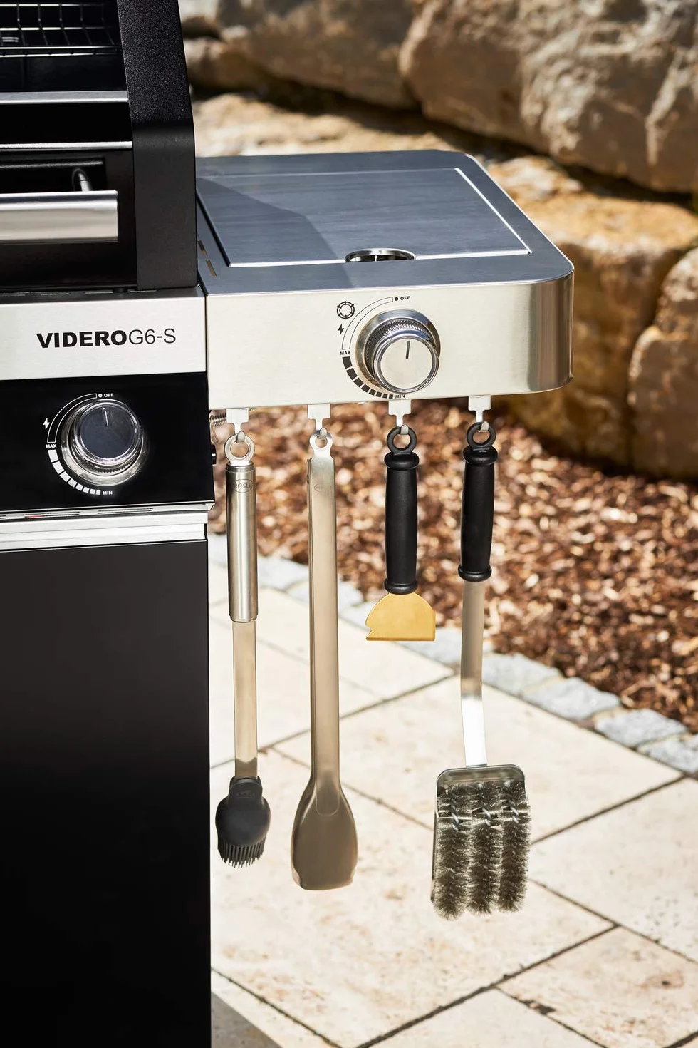 RÖSLE Racloir universel ScrapX grattoir barbecue lame laiton double fil