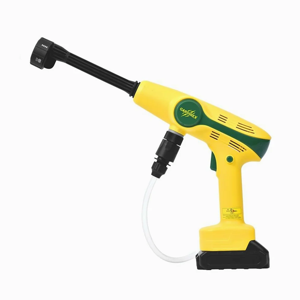 Gardirex - Nettoyeur à Pression portatif sans Fil Water Beamer - 6 Jets, Tuyau 5m, portée 10m