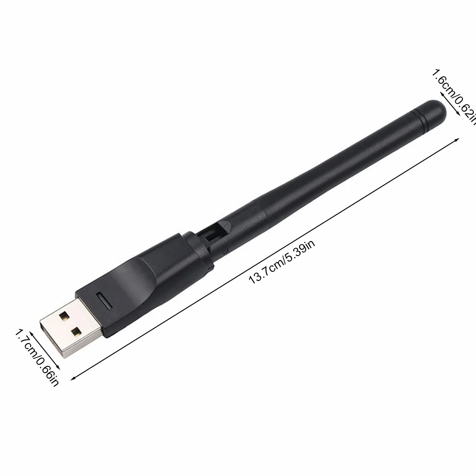 Adaptateur WiFi MT7601 carte réseau sans fil 2dB antenne externe récepteur signal