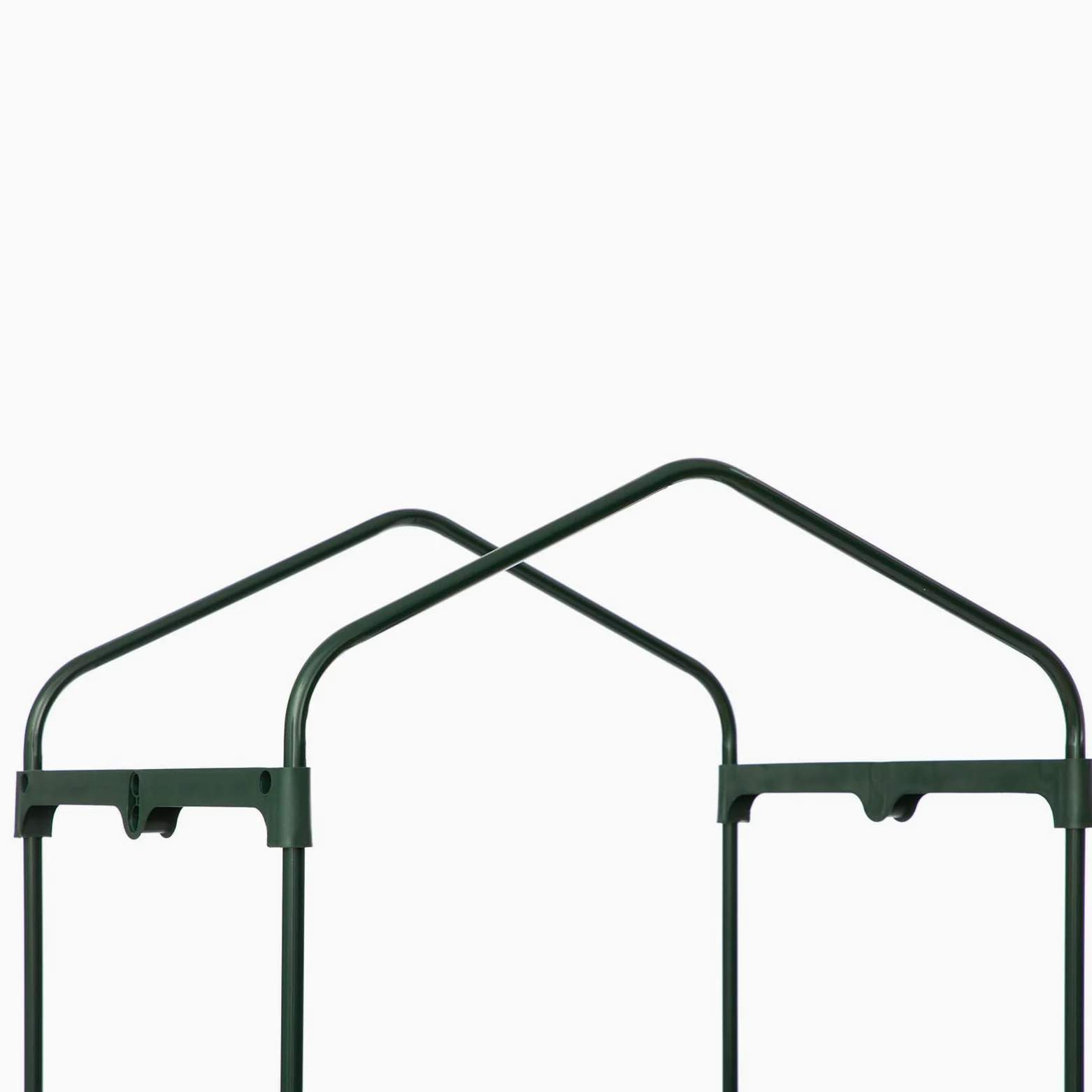 LARMNEE Mini Serre de Jardin 5 Étagère Grillagées, Cadre métallique et 140 g/m² PE Film Amovible, Porte Enroulable, Stable, Intérieur, Balcon, Terrasse, Jardin, 69 x 49 x 193 cm, Vert EGN05GH02