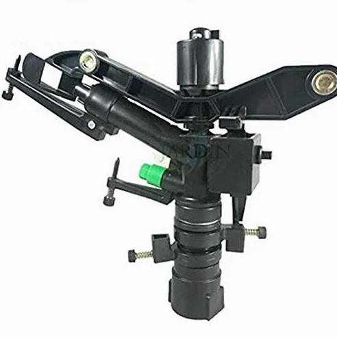 Suinga ARROSEUR D'IRRIGATION agricole Réglable de 0 à 360º. Atteignez 15-21 m. Filetage Femelle 1", Noir