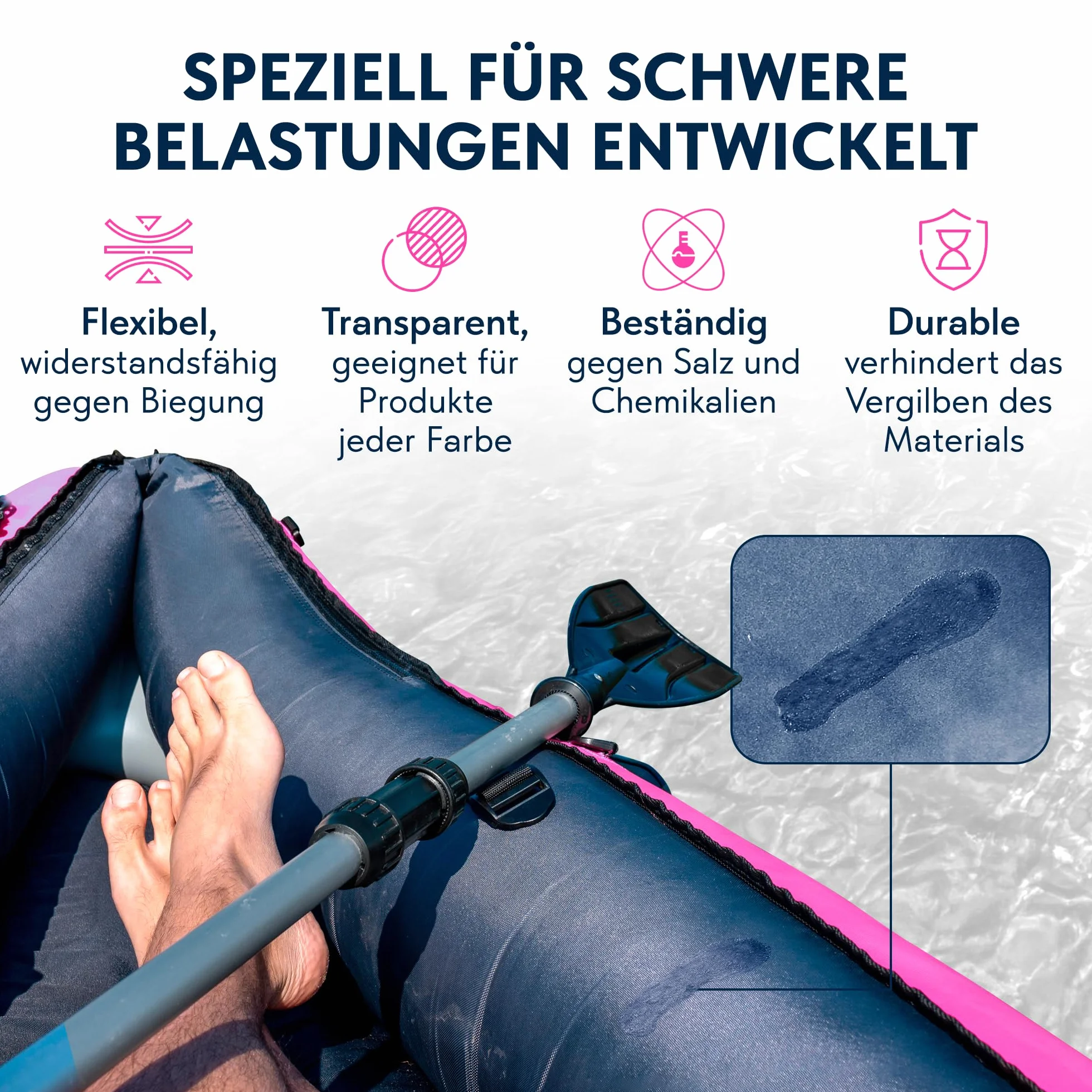 Kit de Réparation Liner Piscine PVC Colle Vinylique Silicone Scellante Transparente pour Piscines Gonflables Bateaux