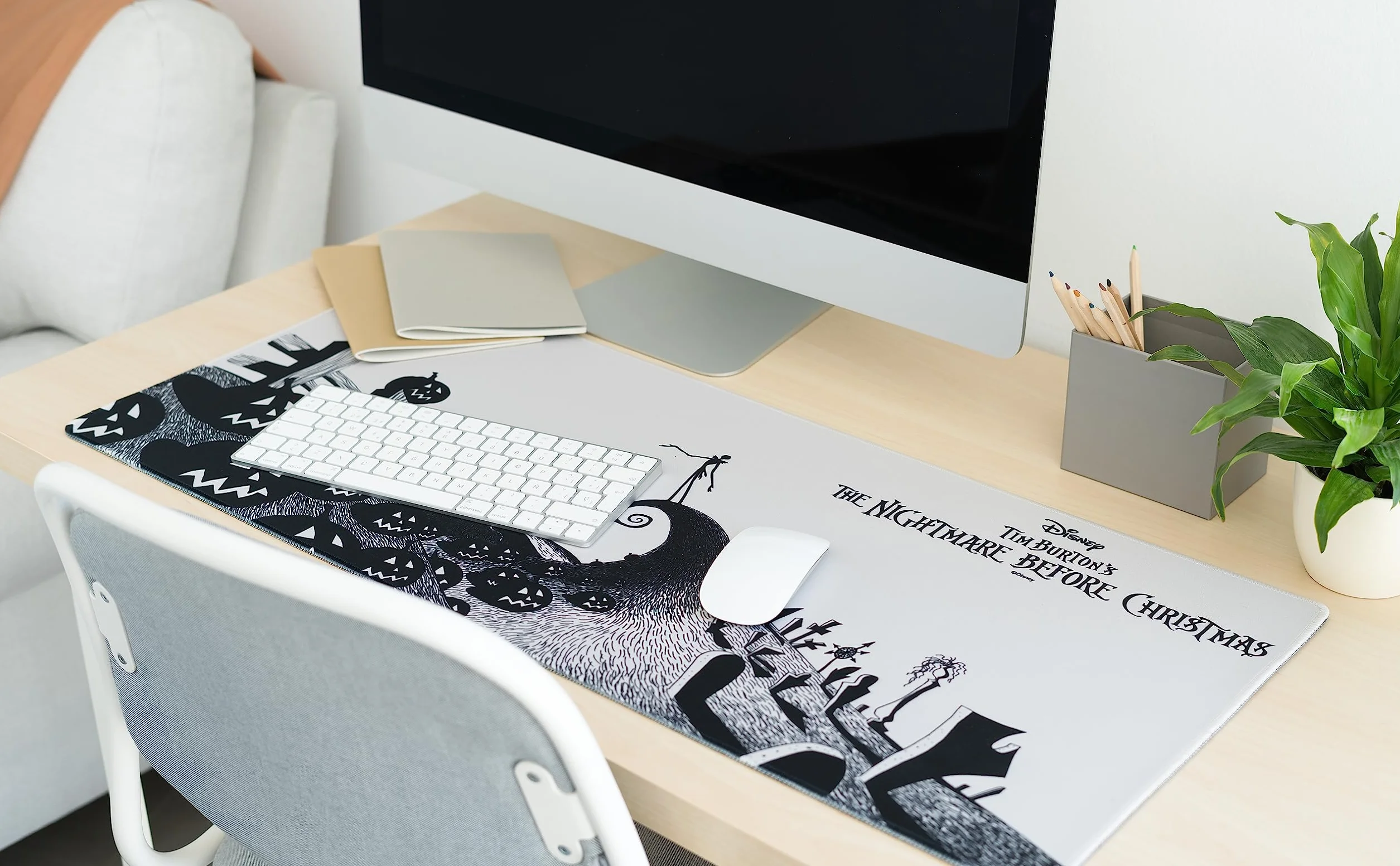 Disney L'Étrange Noël de Mr Jack Tapis de Souris XXL 80 x 35 cm Bureau