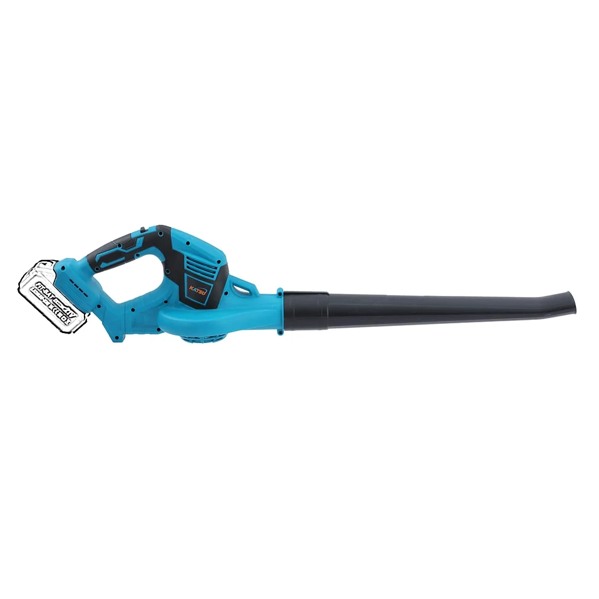 KATSU FIT-Bat 21V Souffleur de Feuilles sans Fil Souffleur d'air Portable Aspirateurs pour Garage Construction Jardin l'entretien Pelouse, sans Batterie