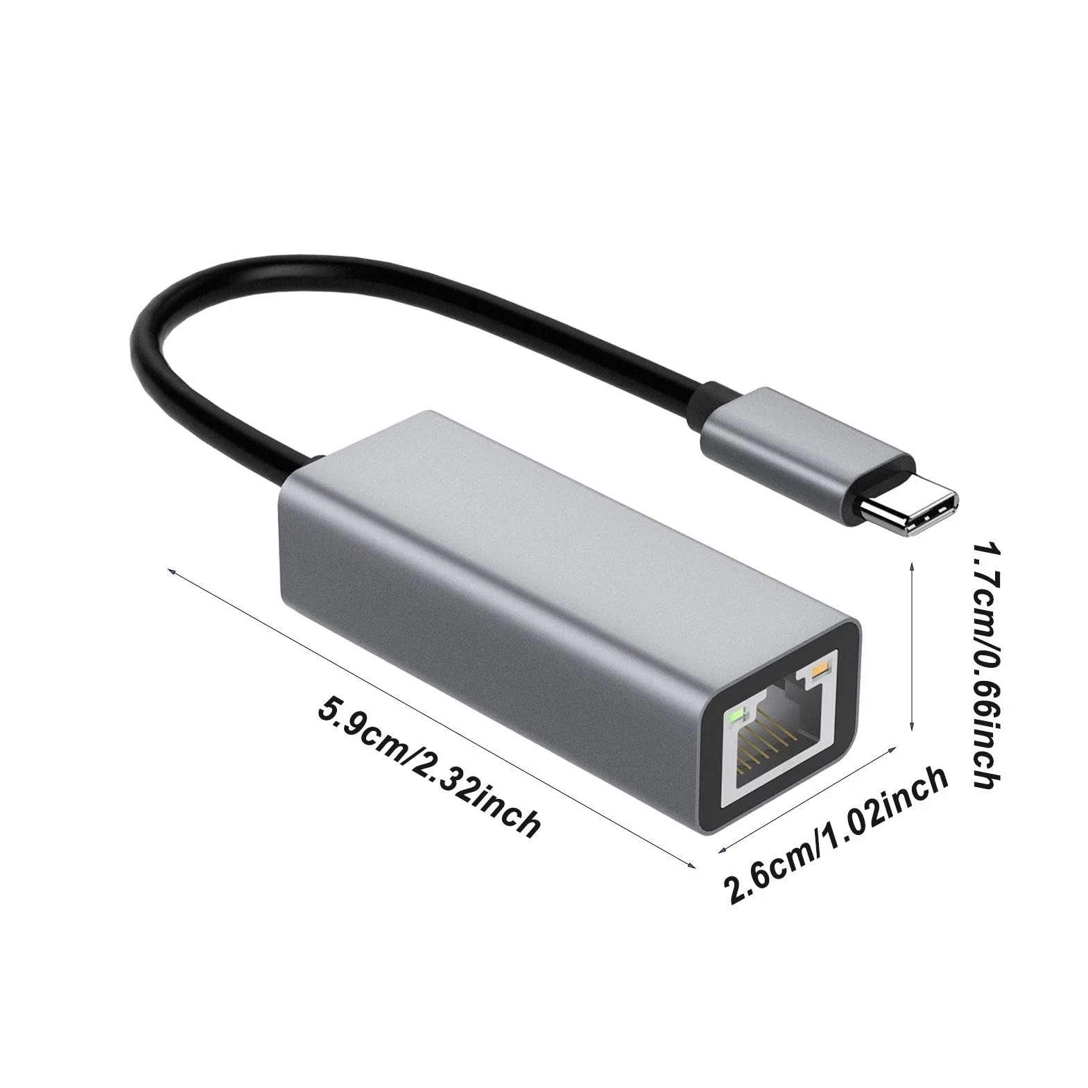 Adaptateur réseau USB C Ethernet LAN haute performance