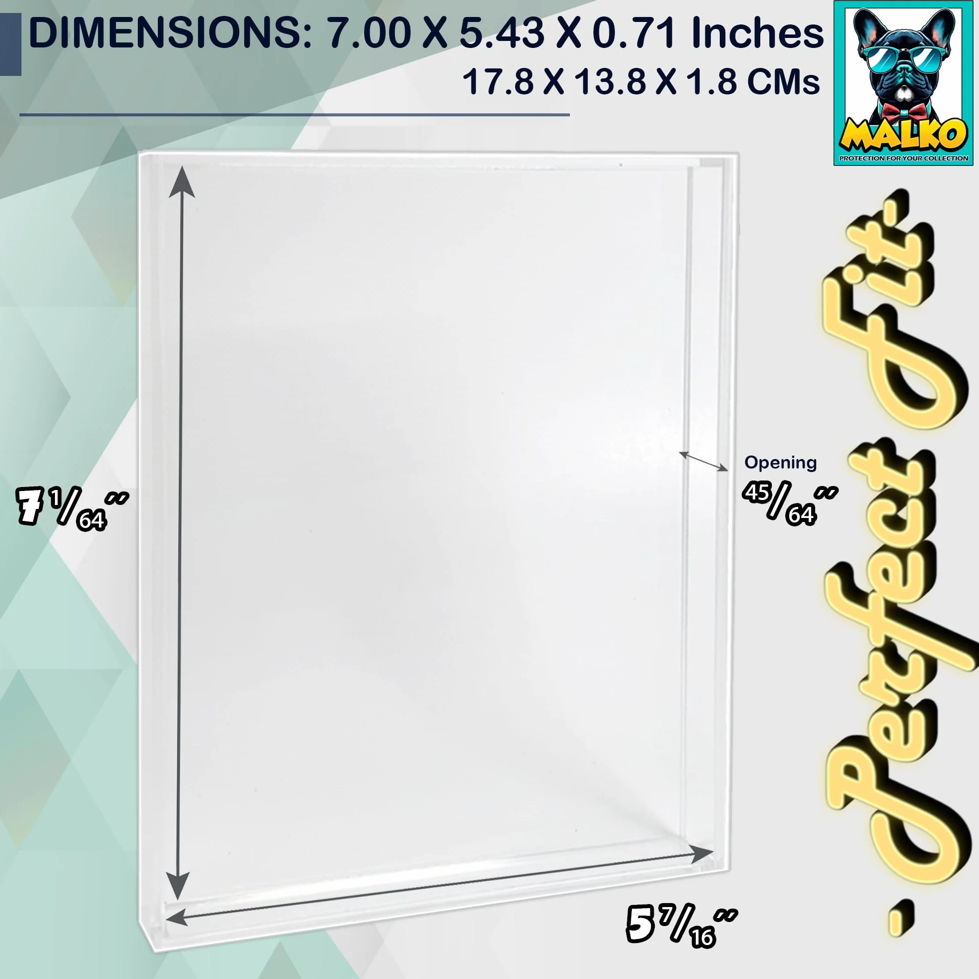 Lot de 2 boîtiers de Protection en Acrylique pour Steelbook Blu-Ray 4K UHD