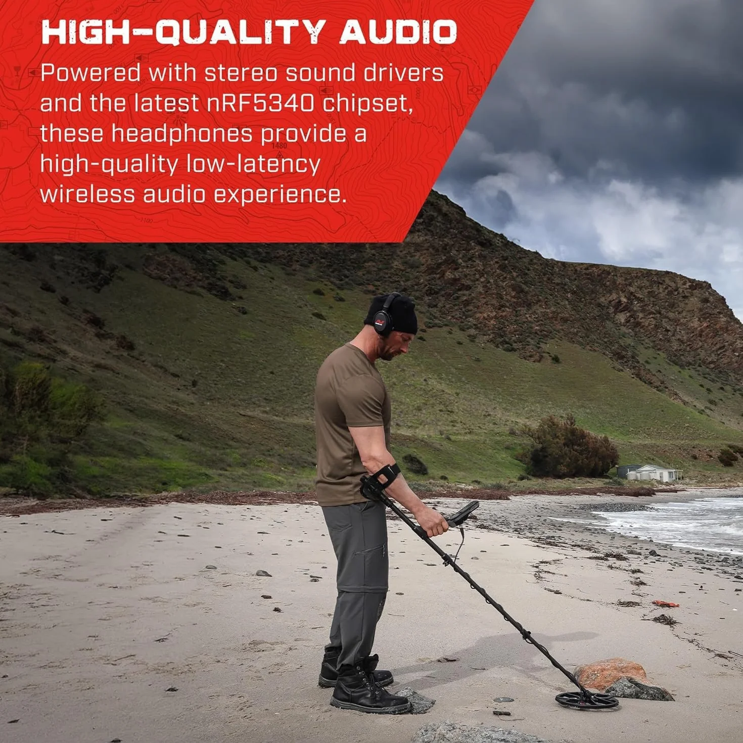 Minelab X-Terra/Equinox Casque sans Fil