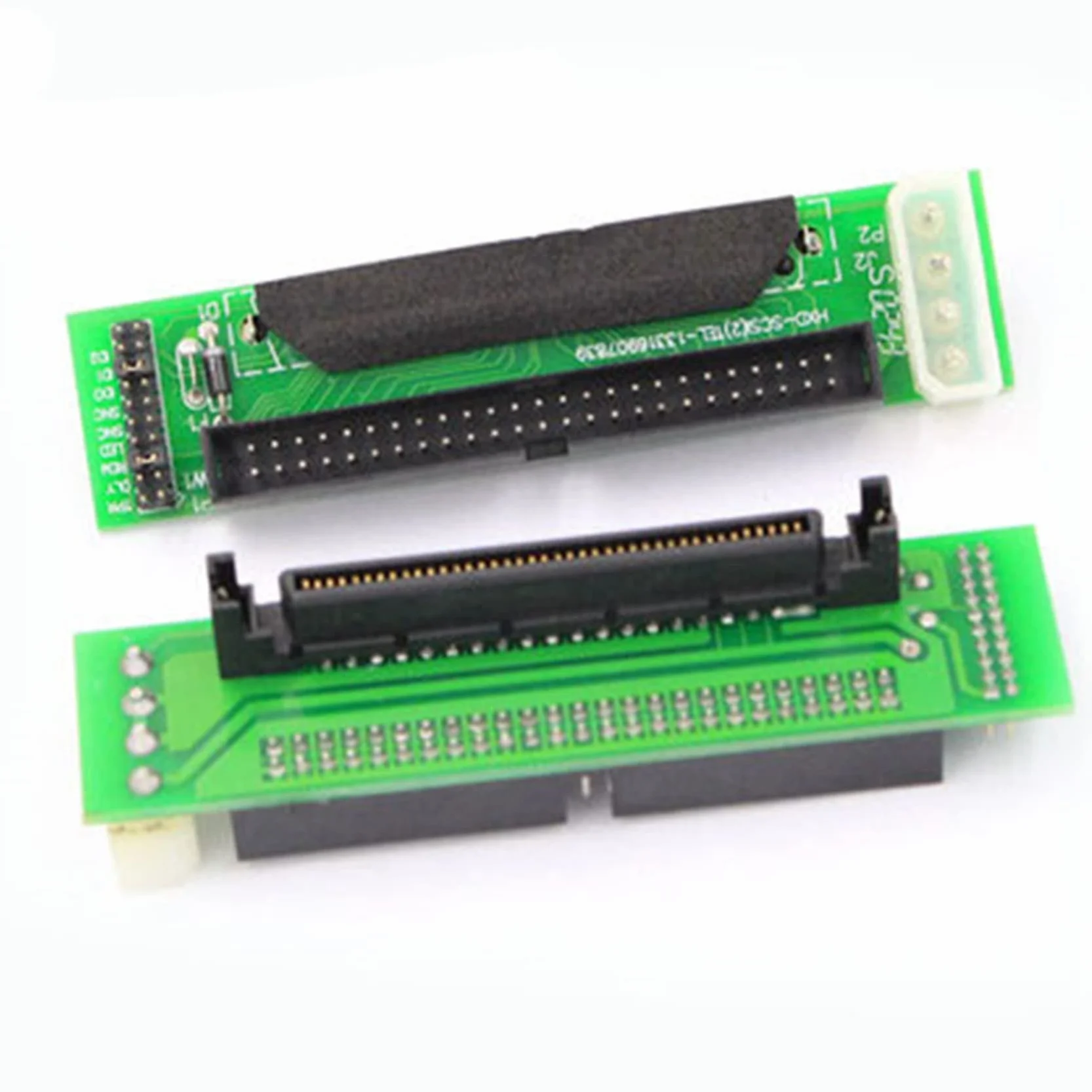 2 adaptateurs SCSI 80 broches vers 68 broches femelles Ultra SCSI II/III LVD-SE