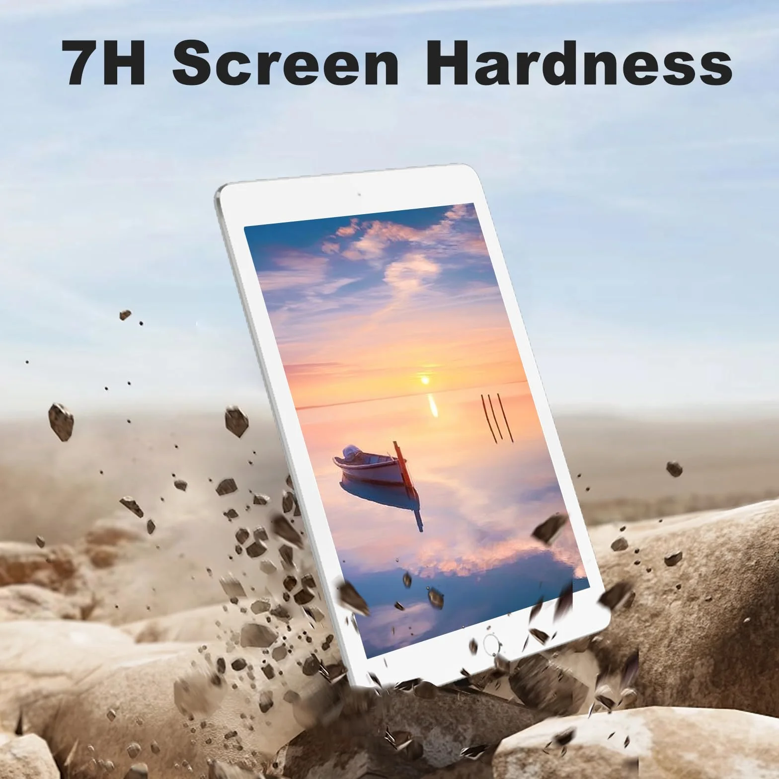 Écran Tactile LCD de Remplacement iPad Air 2 A1566 A1567 9,7 Pouces 2014 Blanc avec Outils