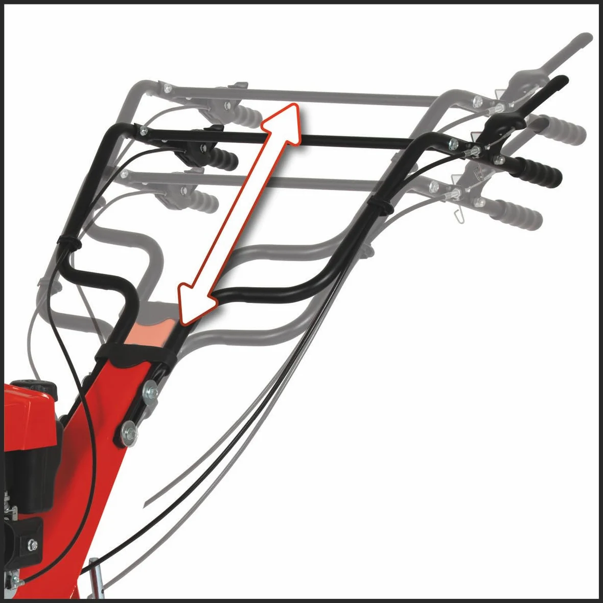Einhell Motobineuse avec moteur à couple Gc-Mt 2536 (2,5 kW, réservoir de 1,2 l, moteur à quatre temps, mono-cylindre, éperon réglable en hauteur, blocage des lames, poignée réglable)