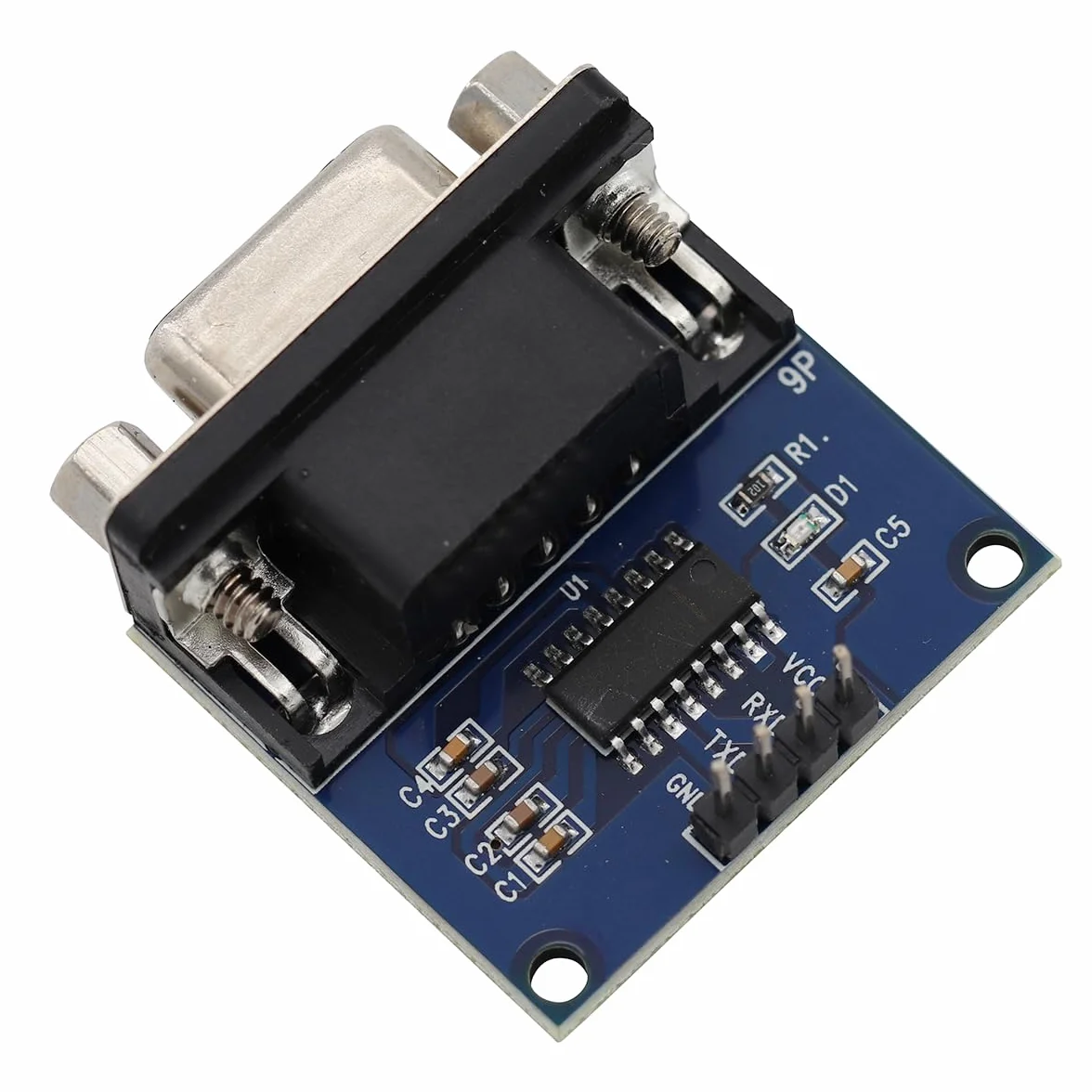 MAX3232 Module Convertisseur TTL DB9 Port Série Femelle vers TTL Brush Board
