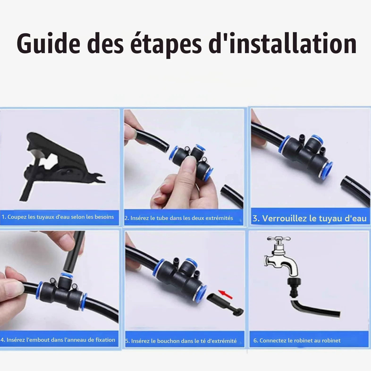 Arrosage Automatique Pour Jardin,Systeme Arrosage Automatique, Goutte A Goutte Jardin, 360°Adjustable Nozzle Kit Arrosage Goutte à Goutte, Pour De Plein Air Garden, Yard, Lawn (20M)