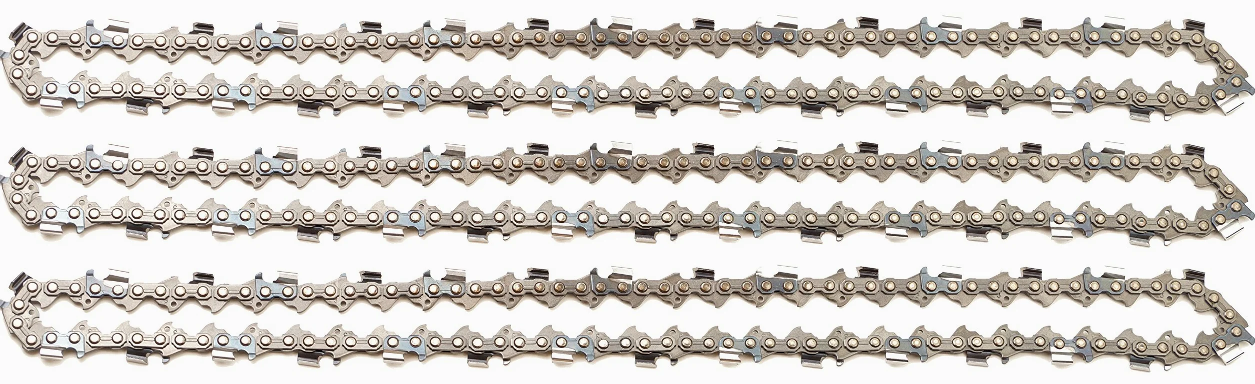 3 tallox Chaînes de tronçonneuses, 3/8" Calibre 1,6 mm 60 maillons 40 cm Compatible avec tronçonneuses Stihl