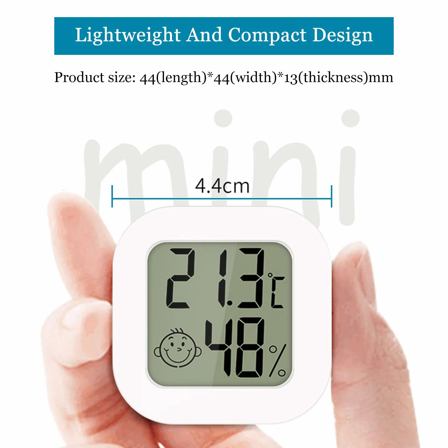 Thermomètre Hygromètre Intérieur RUIZHI 4 pièces Mini Thermomètre Digital Haute Précision Moniteur Température Humidité Portable -50℃~70℃