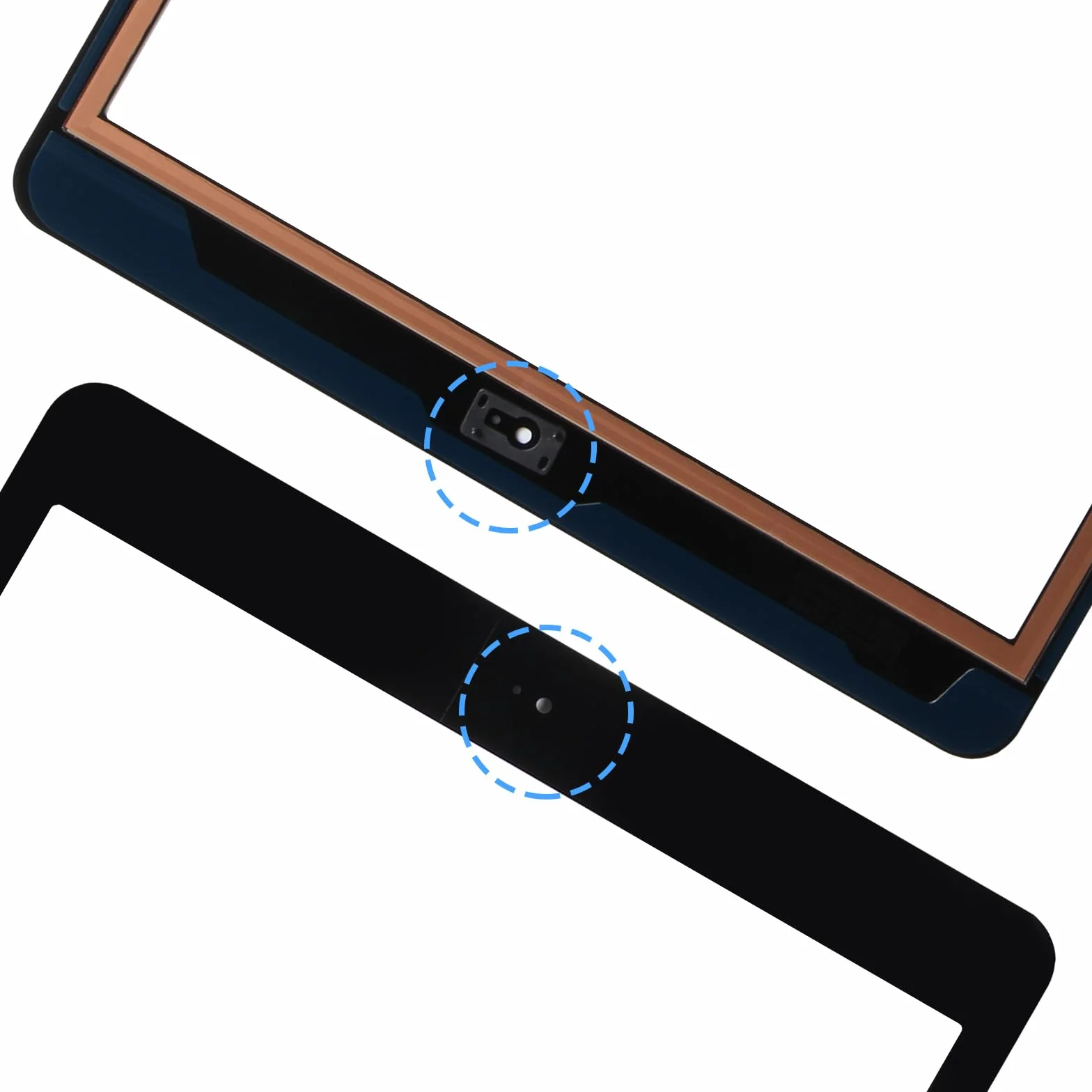 Reparo Écran Tactile iPad 7th 8th Gén 10.2" Noir avec Bouton