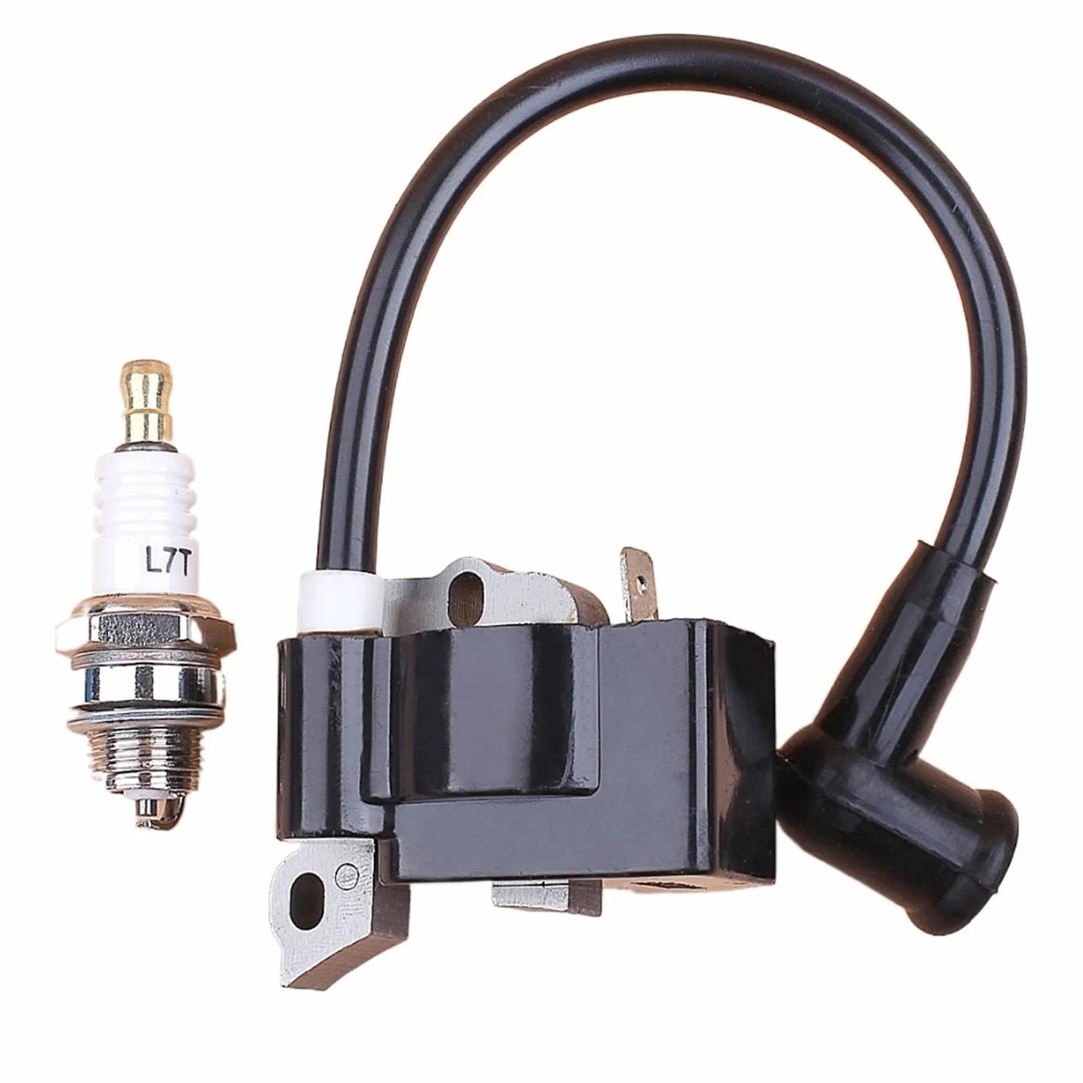 UNARAY Bobine d'allumage Bougie Kit Fit for STIHL FS55 FS55C FS46 FC55 FS38 FS45 FS55 HL45 HS45 KM55 Tondeuse Débroussailleuse 4140 400 1308