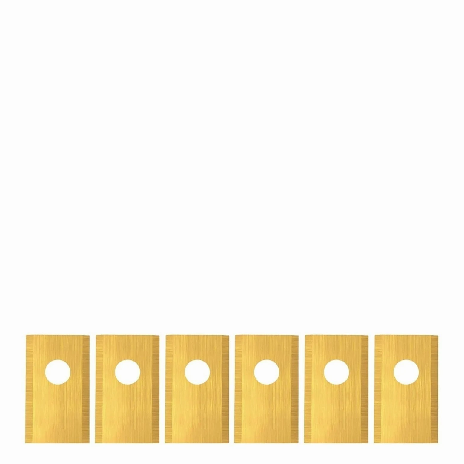 Lames De Rechange, Compatibles avec Worx Landroid | Lames De Coupe En Acier Inoxydable For Tondeuse Robot Worx Landroid, Pièces De Pelouse(Gold 36PCS)