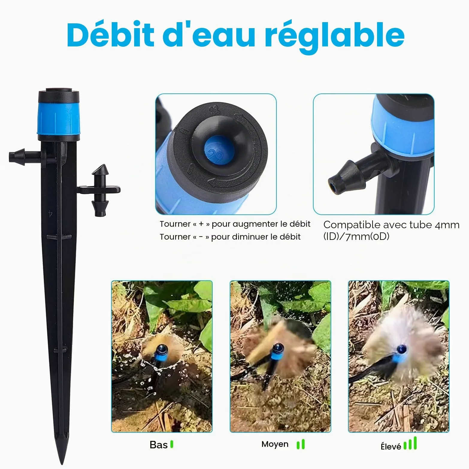 Système D'arrosage Automatique Wifi, App Control Système D'arrosage Automatique Pour Plantes En Pot D'intérieur, Kit D'arrosage Goutte à Goutte DIY Avec Alarme De Manque D'eau, Minuterie Programmable
