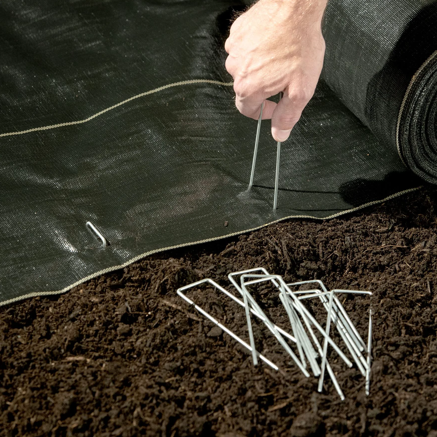 Pro-Tec 2 m Tissu de contrôle des Mauvaises Herbes Extra Heavy Duty 125 g/m² Paysage Jardin Sol Coque Membrane Doré Line Gold 2m x 50m