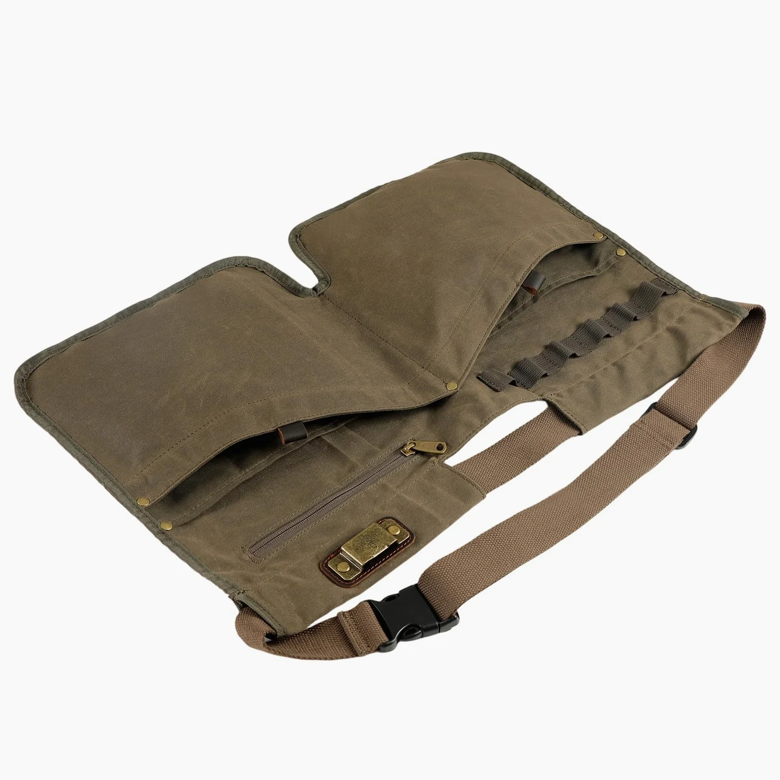 Tablier de jardin en toile cirée avec poches pour homme et femme, ceinture à outils de jardinage, tabliers de travail de charpentier