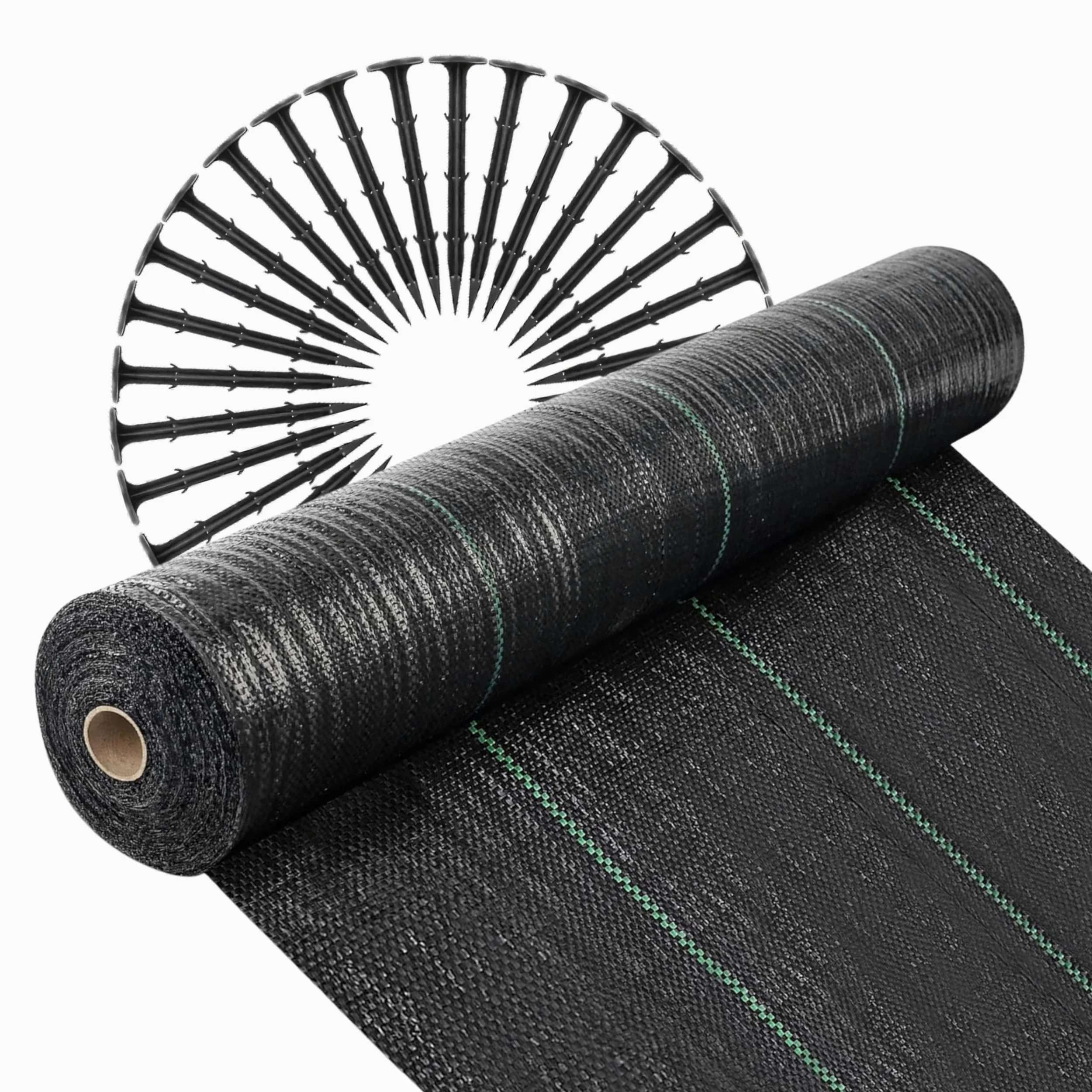 Jardin Mile® 1m x 50m Tissu Anti Mauvaises Herbes Ultra résistant de Membrane paillis Sol Jardin Allée Paysage