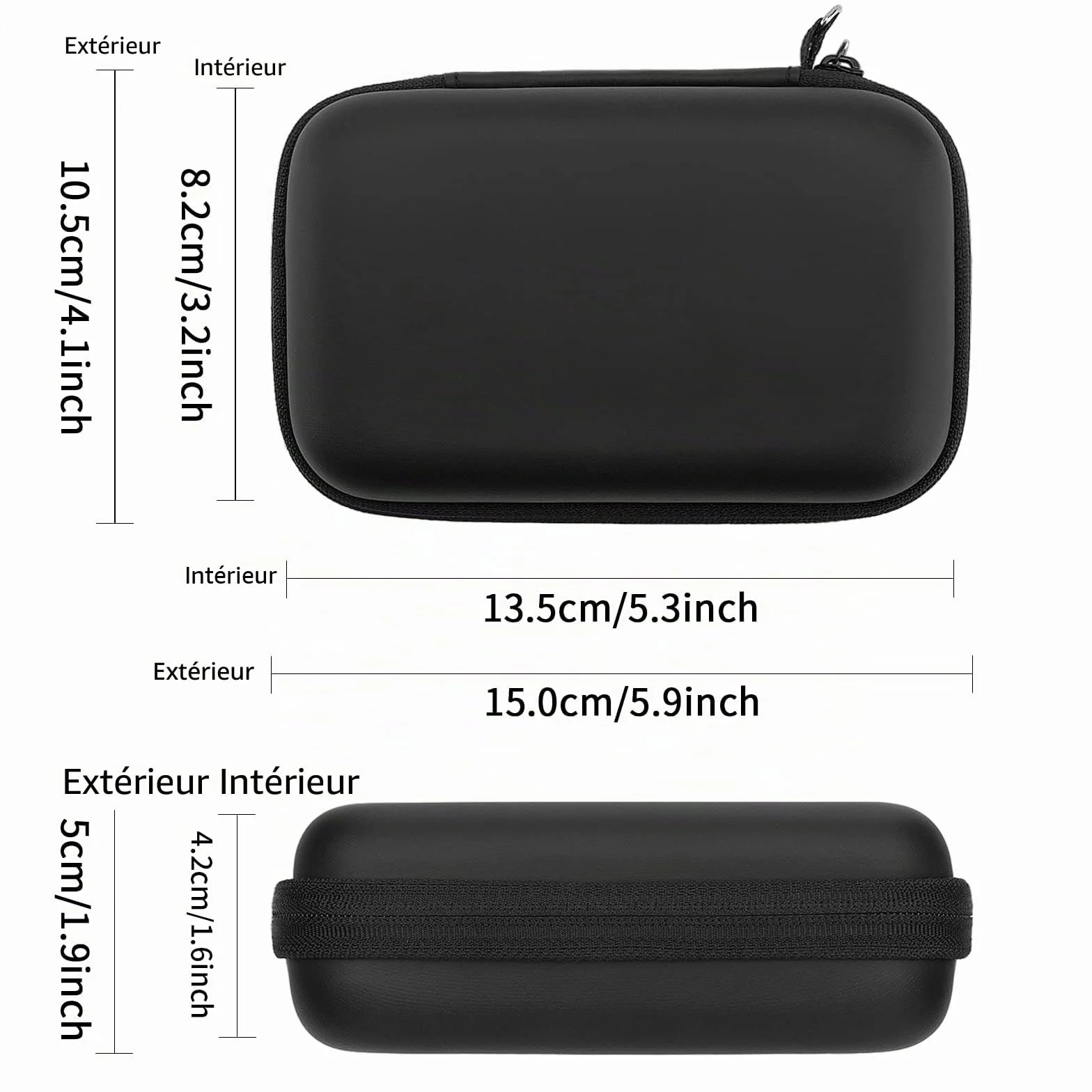 Western Digital WD Elements Etui pour Disque Dur Externe 2,5" Coque EVA Rigide Protection
