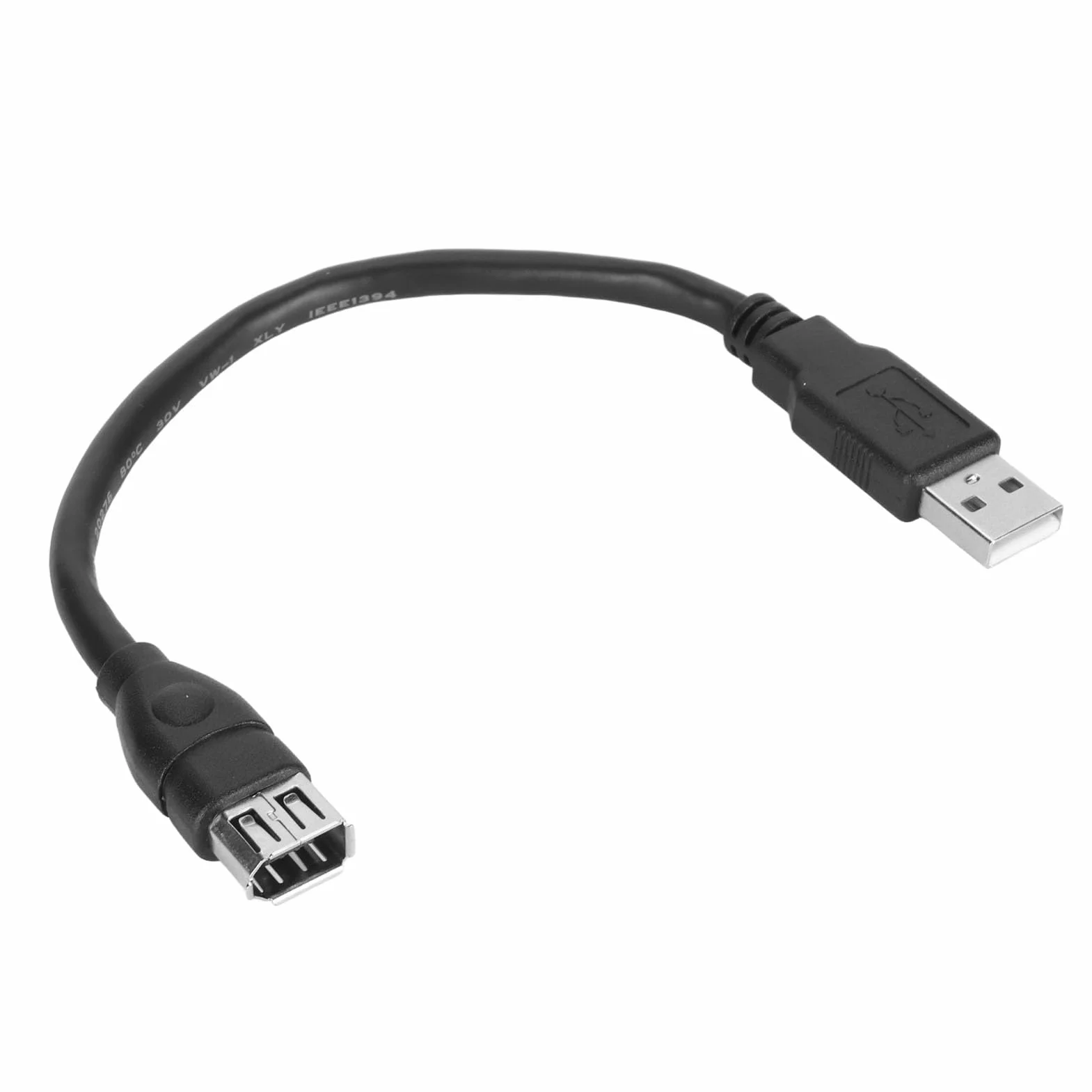 Câble Adaptateur USB Firewire 6 Pin vers USB pour Caméscopes DV Caméras Numériques PVC