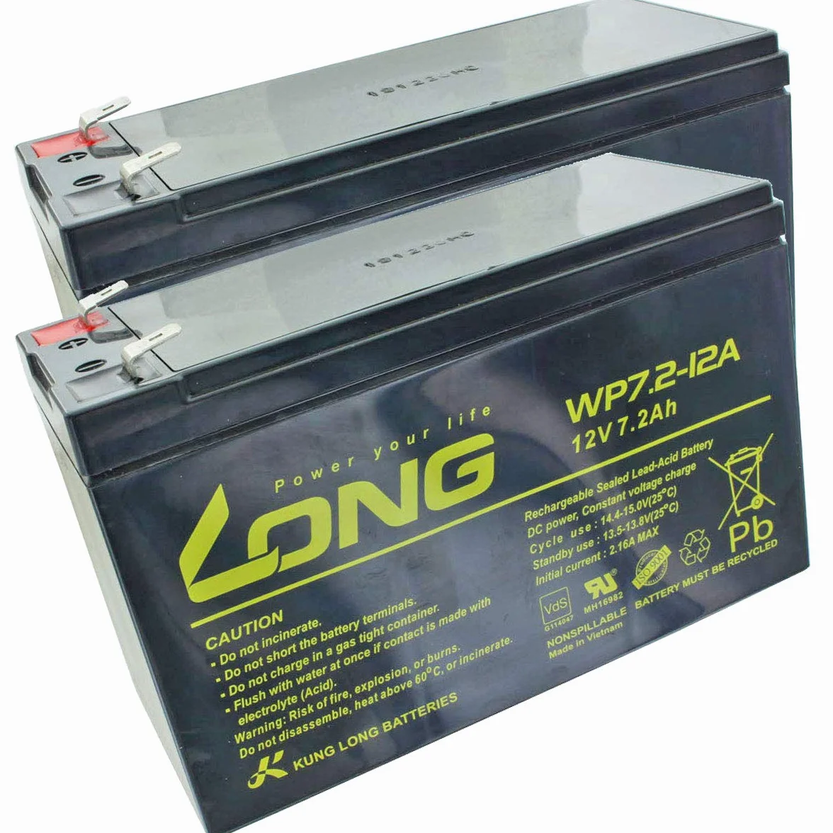 APC RBC17 Batterie réplique ACCUCELL 12 V 7,2 Ah