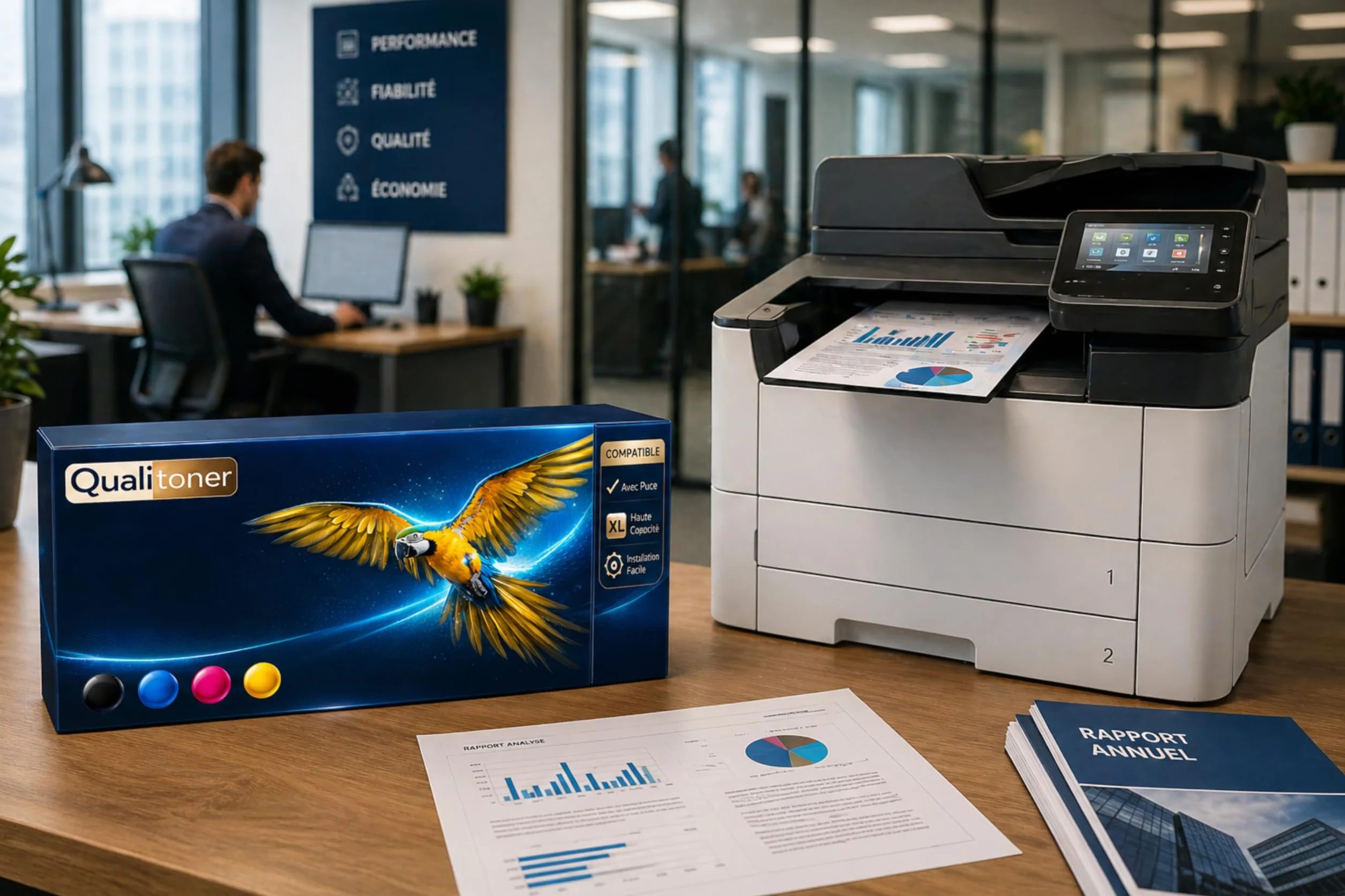Bac de récupération de Toner usagé Compatible Brother WT229CL 50000 Pages