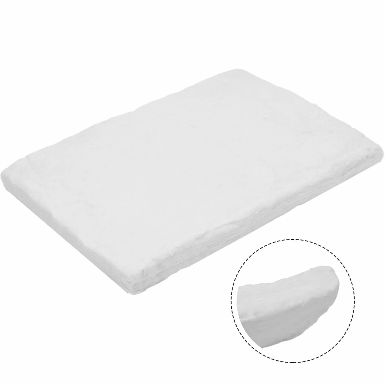 Éponge en laine de céramique de rechange pour cheminées au bioéthanol 30 x 20 x 2 cm