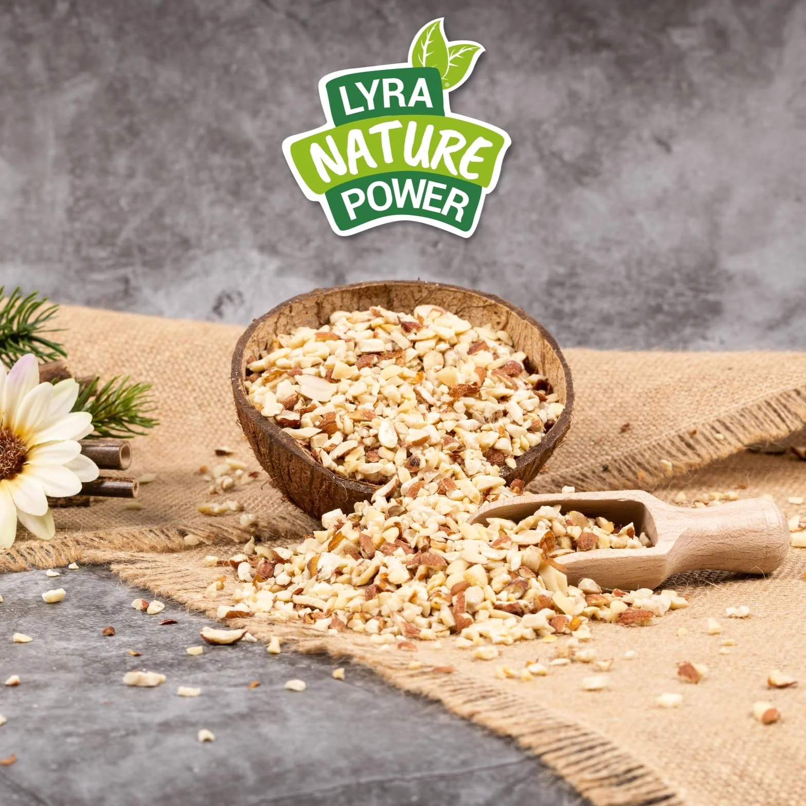 Lyra Pet® cacahuètes hachées avec peau 20 kg nourriture pour oiseaux sauvages