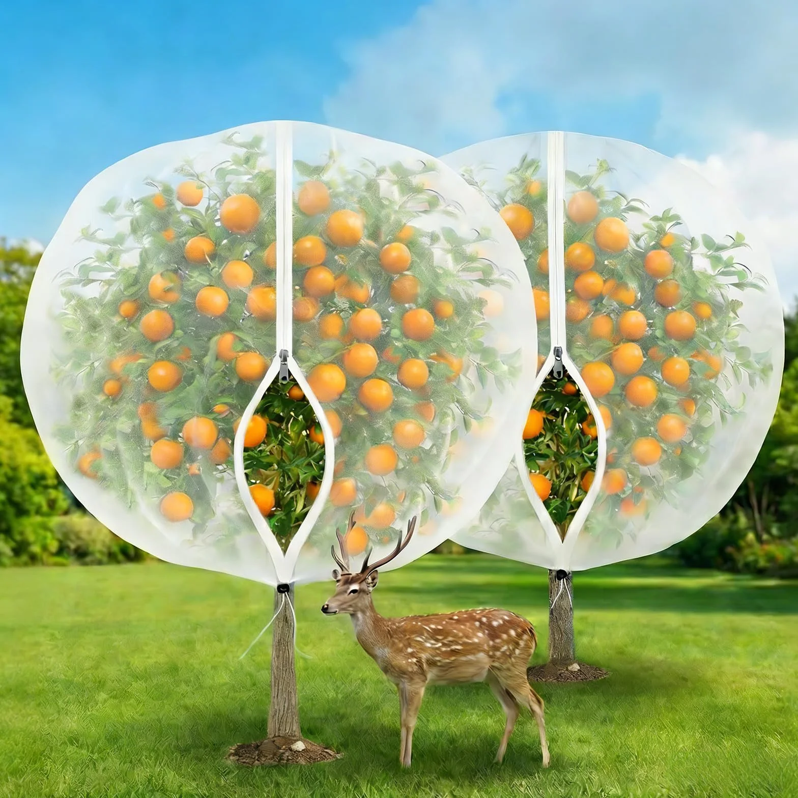 Filet Anti Insecte Arbre Fruitier Sac Protection Plantes 1.2 x 1.5 m