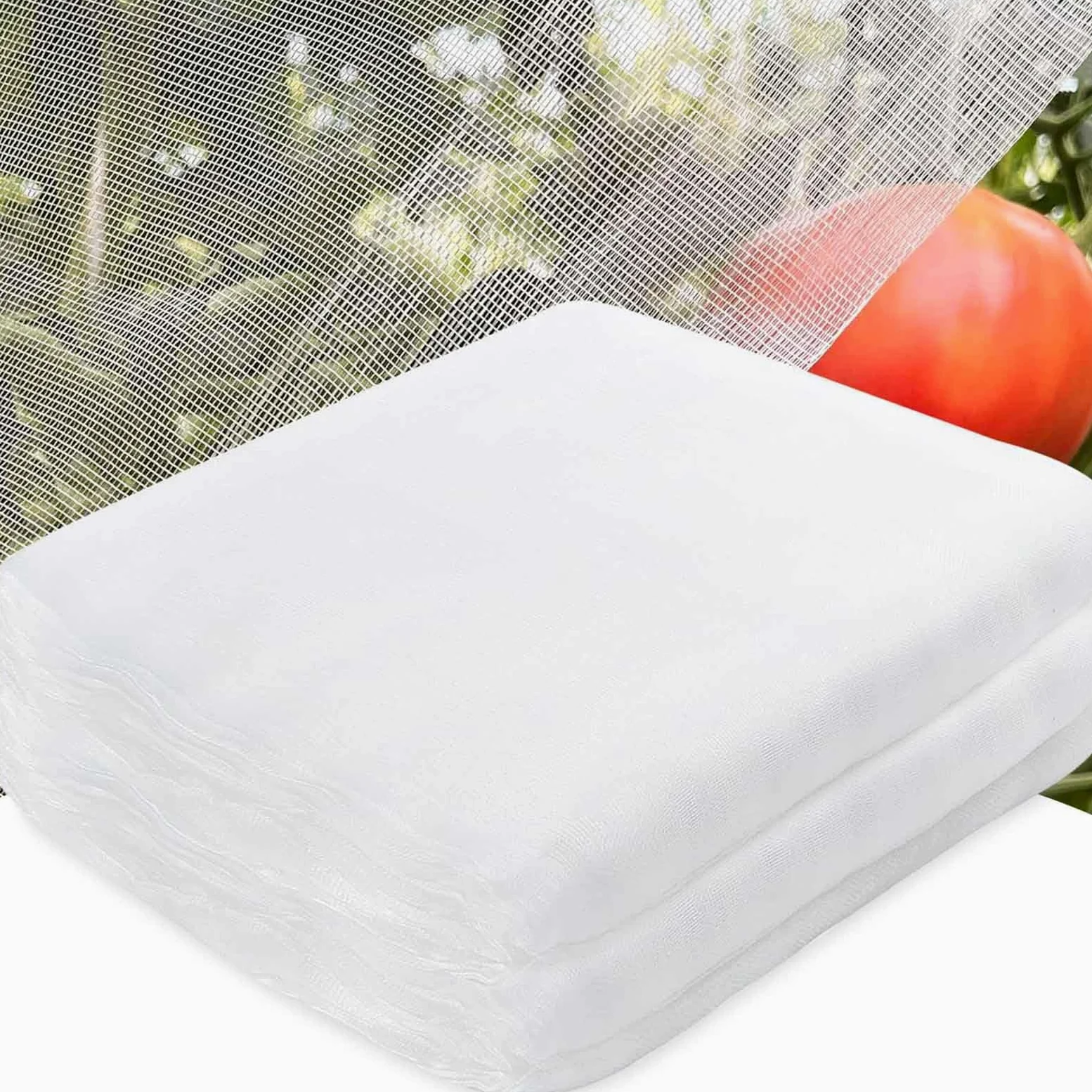 Filet Anti Insecte Filet De Jardin Filet Anti-Insectes Potager, Maille Fine Protection Contre Les Insectes Et Oiseaux, Filet Jardinage pour Plantes, Fleurs, Fruits Et Légumes(100 mesh,1.5m*100m)